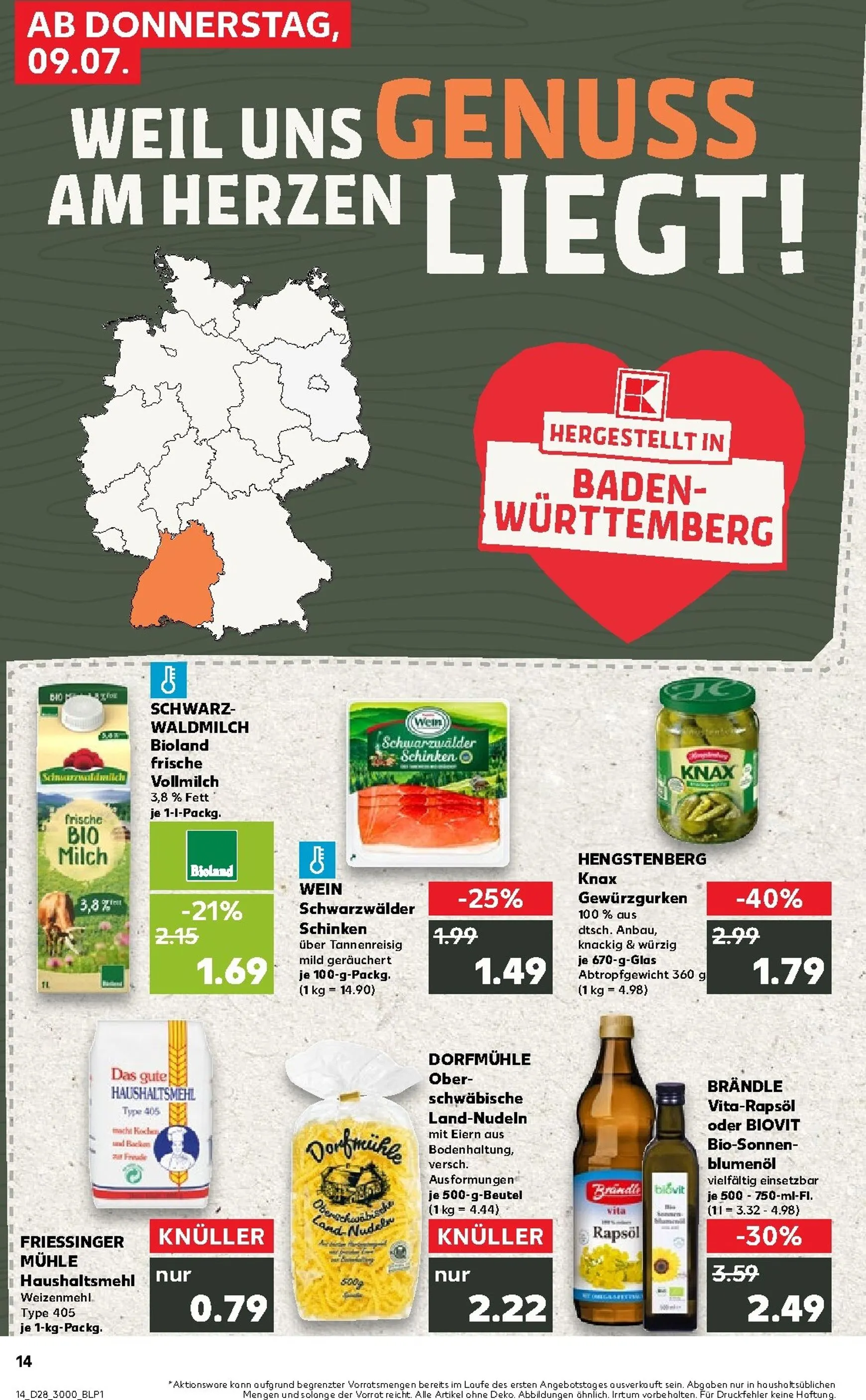 Kaufland Prospekt nächste Woche – von Donnerstag 09.07.2026 bis Mittwoch 15.07.2026 von 9. Juli bis 15. Juli 2026 - Prospekt seite 14