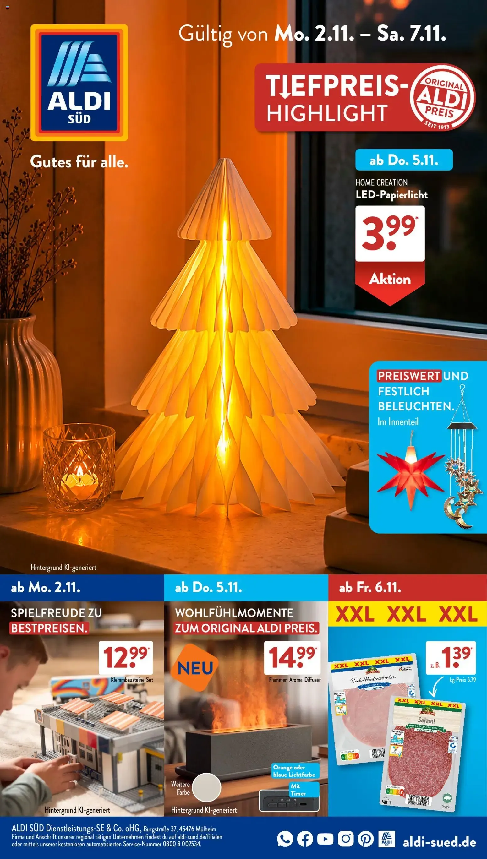 Aldi Süd Prospekt (ab 02.11.2026) zum Blättern