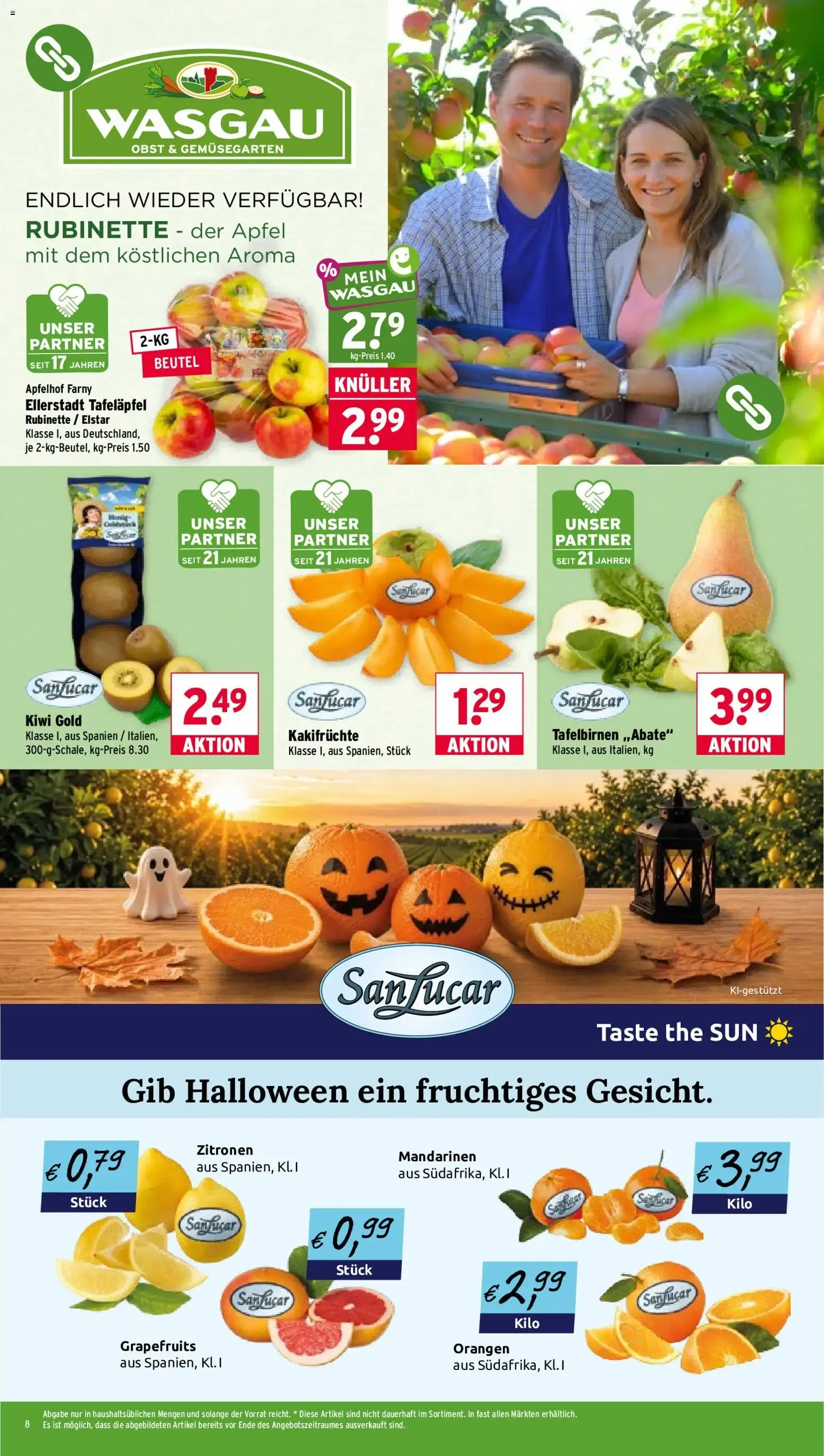 Wasgau Prospekt (ab 26.10.2026) zum Blättern von 26. Oktober bis 31. Oktober 2026 - Prospekt seite 8
