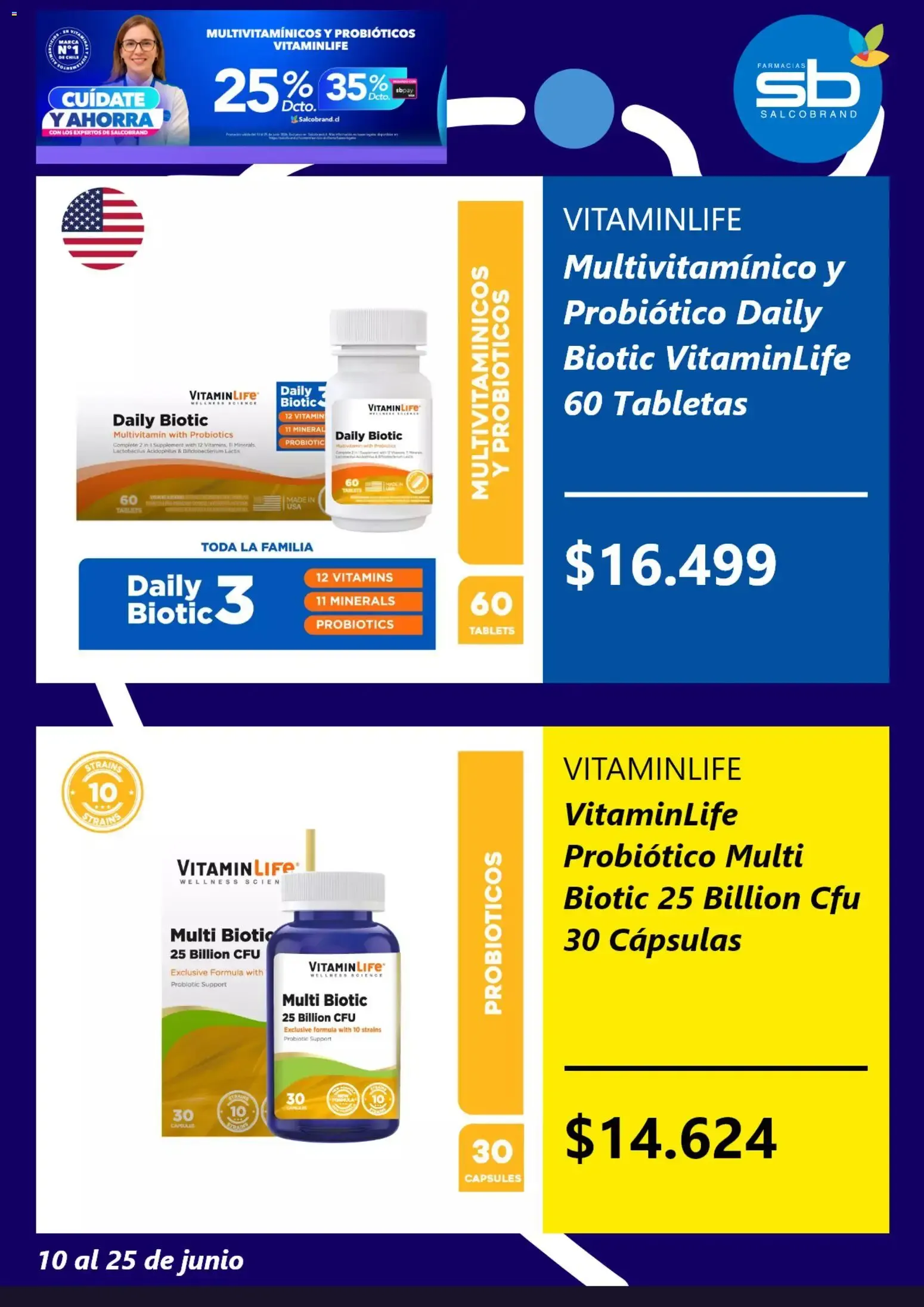 Catálogo de Cuídate y Ahorra - Multivitamínicos y Probióticos Vitaminlife con hasta 25% DCTO. 10 de junio al 25 de junio 2026 - Página 4