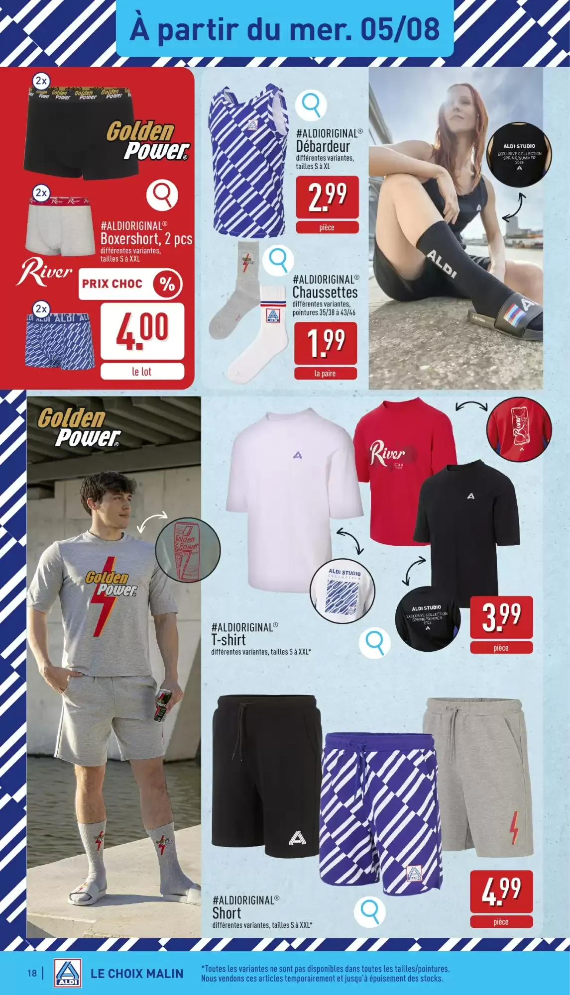 ALDI Dépliant du lun. 03/08 au sam. 08/08 inclus van 3 augustus tot 8 augustus 2026 - folder pagina 18