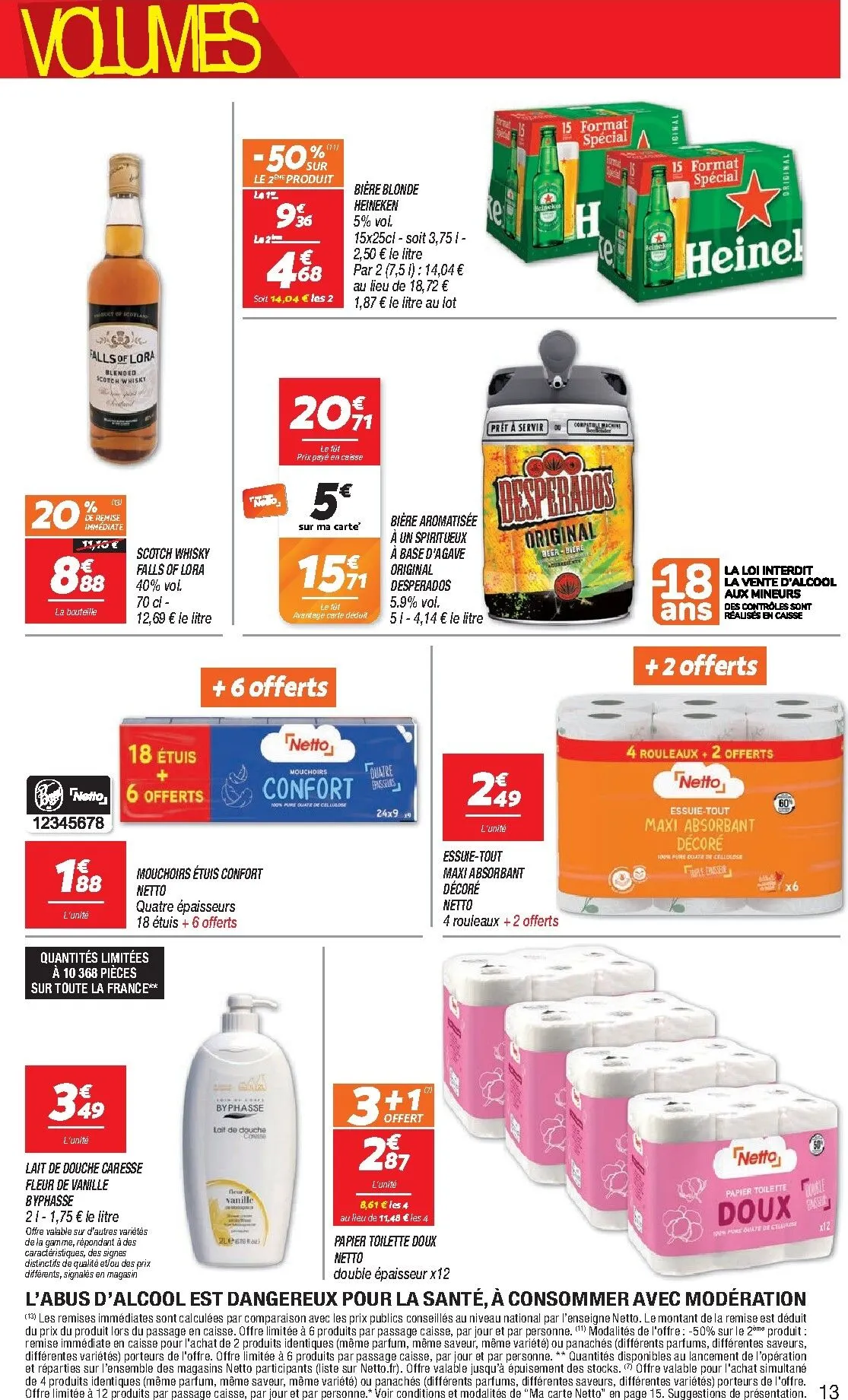 Flyer Netto - Maxi Volumes pour la semaine prochaine du du mardi 27/10/2026 au du lundi 09/11/2026 du 27 octobre au 9 novembre 2026 - Catalogue page 13