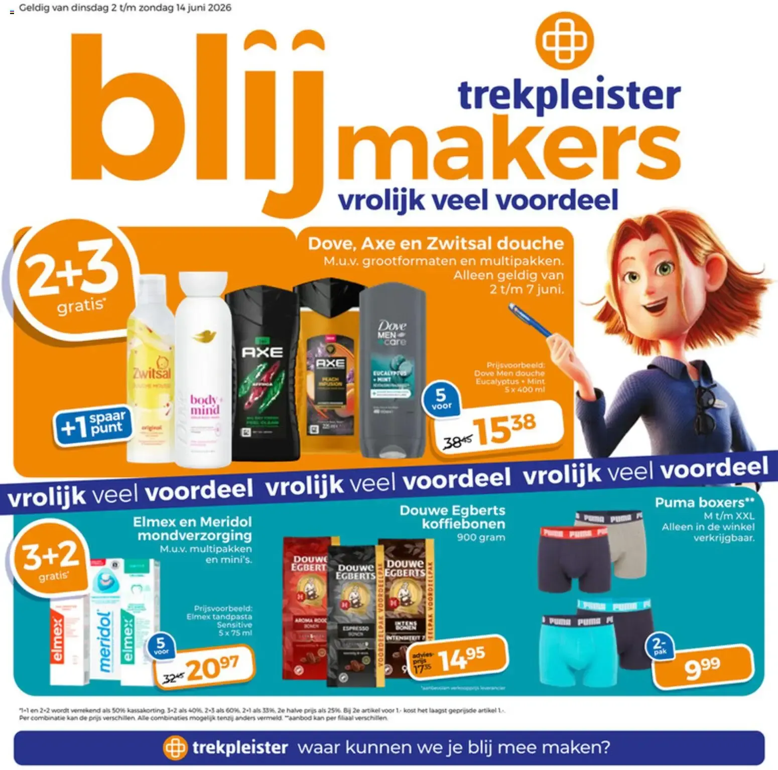 Trekpleister Blijmakers van 2 juni tot 14 juni 2026 - Folder pagina 1