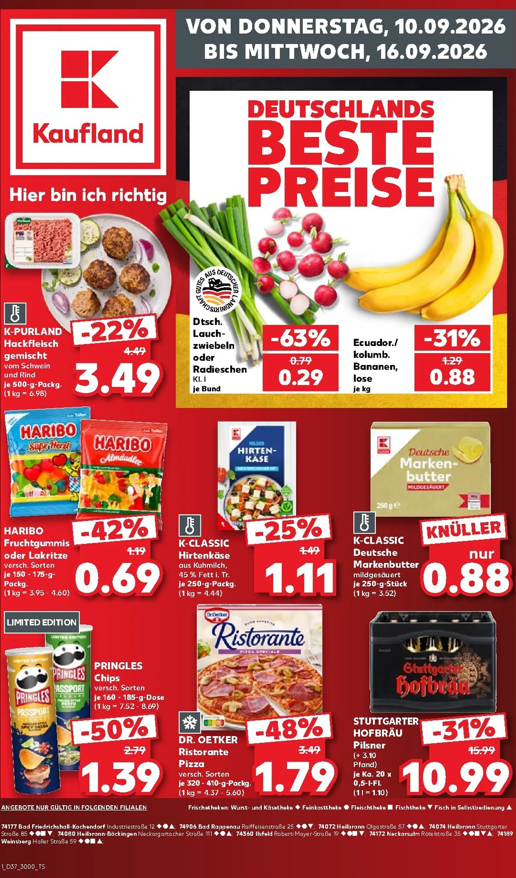 Kaufland Prospekt nächste Woche – von Donnerstag 10.09.2026 bis Mittwoch 16.09.2026 von 10. September bis 16. September 2026 - Prospekt seite 1