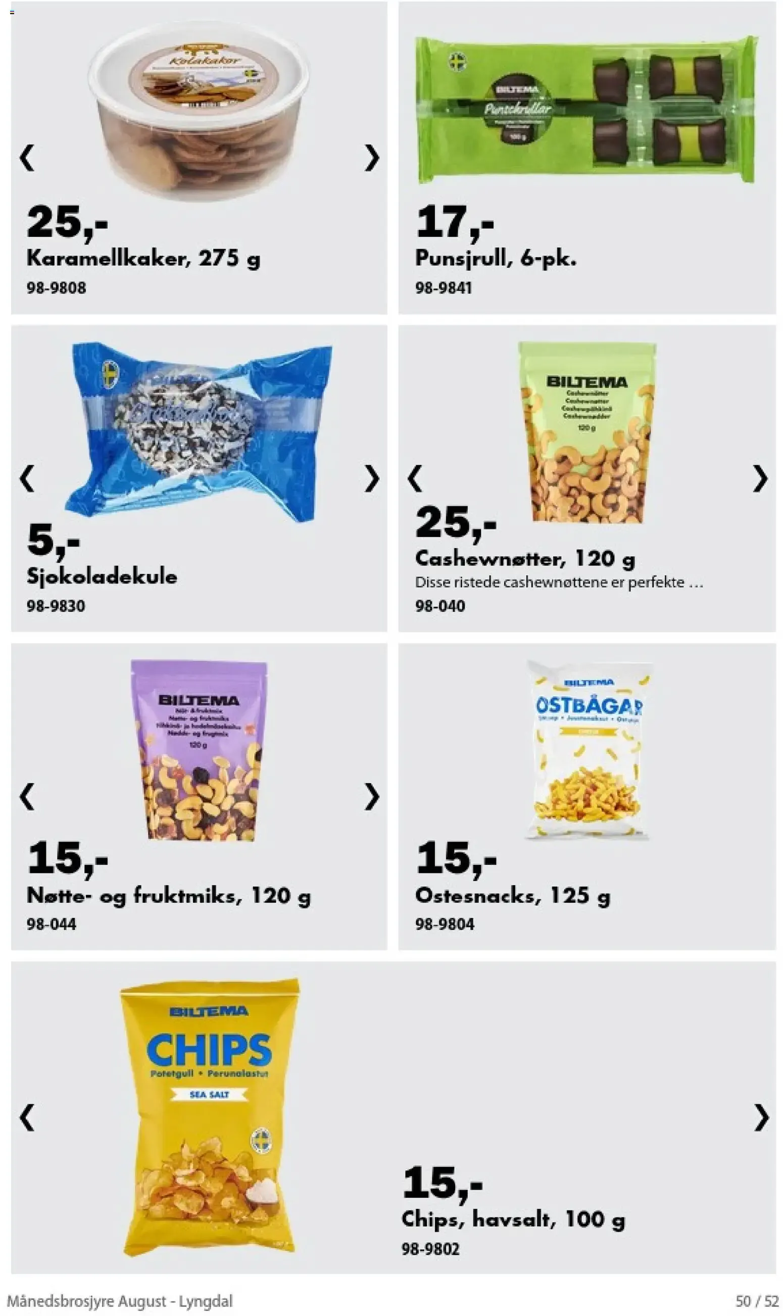Biltema Månedsbrosjyre August - National (01/08/2026 - 30/08/2026) - Kundeavis og tilbud fra 1. august til 30. august 2026 - kundeavisside 50