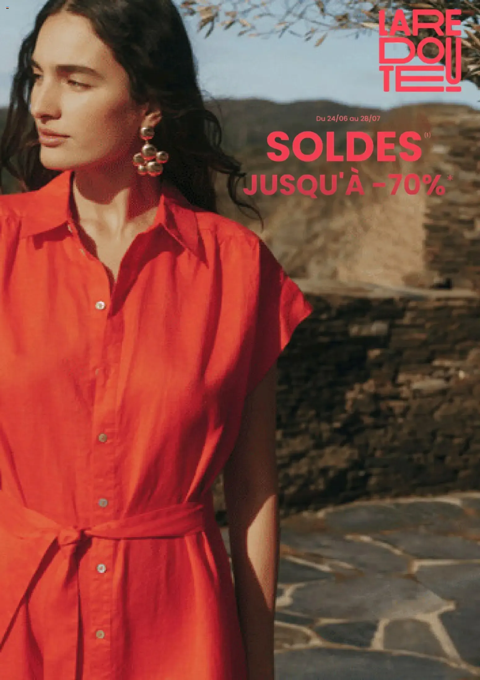 La Redoute Soldes jusqu'à -70% du 24 juin au 28 juillet 2026 - Catalogue page 1