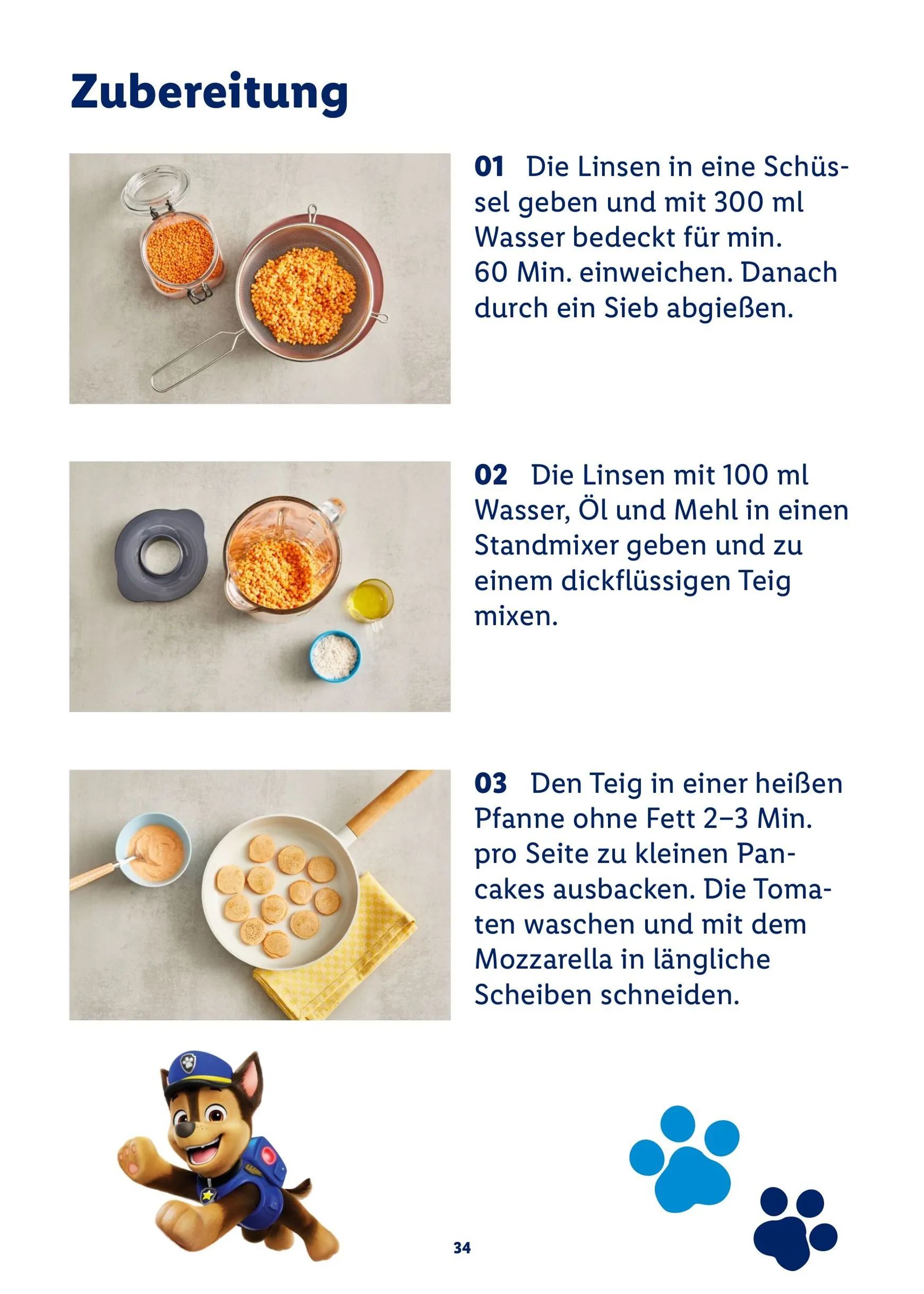 PAW Patrol Rezeptheft von 20. Juli bis 23. August 2026 - Prospekt seite 34