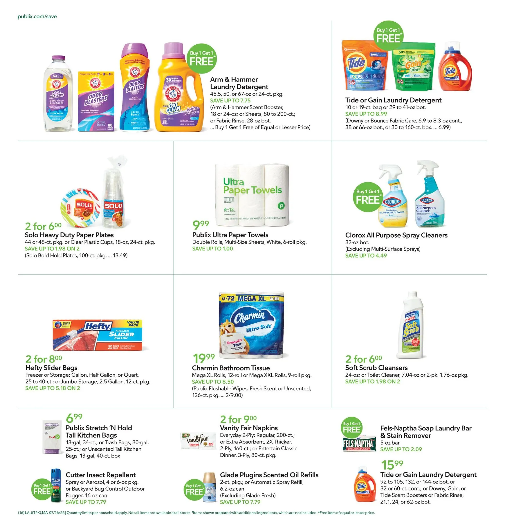 Weekly ad Future Publix flyer valid from Thursday 07/16/2026 to Wednesday 07/22/2026 from July 16 to July 22 2026 - Page 16