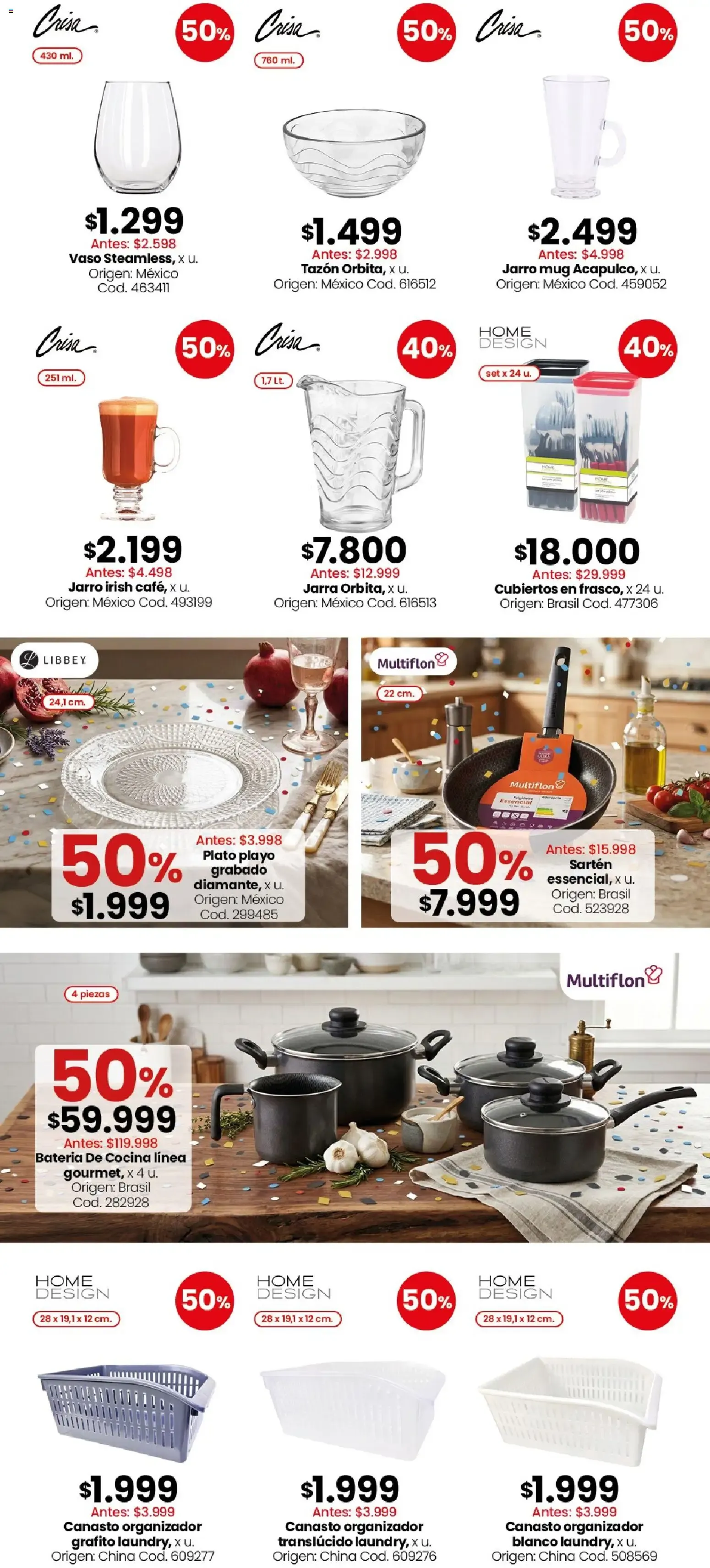Ofertas de Ofertas Semanales: Bazar, uso diario, deco y mascotas 19 de octubre al 25 de octubre 2026 - Página 2 del catálogo