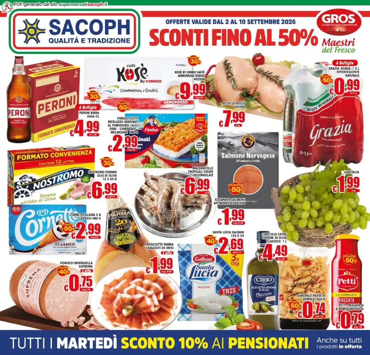 Sacoph Gros: Sconti Fino al 50%