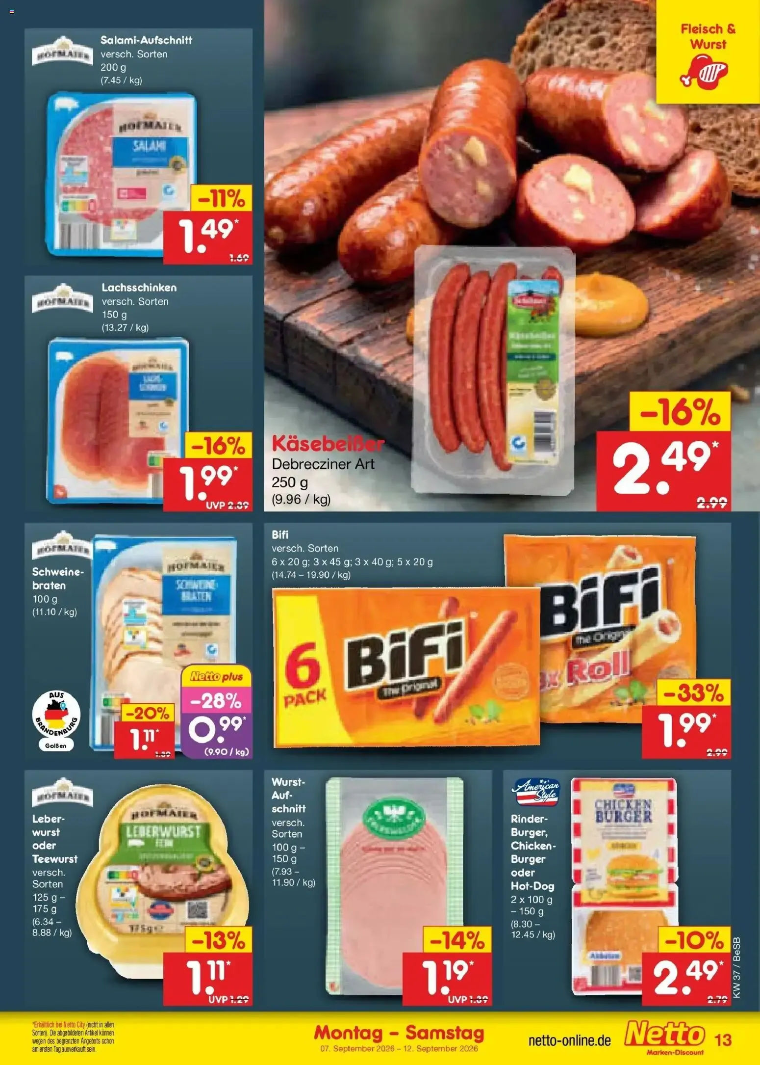Netto Marken-Discount Prospekt Berlin-Prenzlauer Berg (ab 07.09.2026) » Angebote von 7. September bis 12. September 2026 - Prospekt seite 19