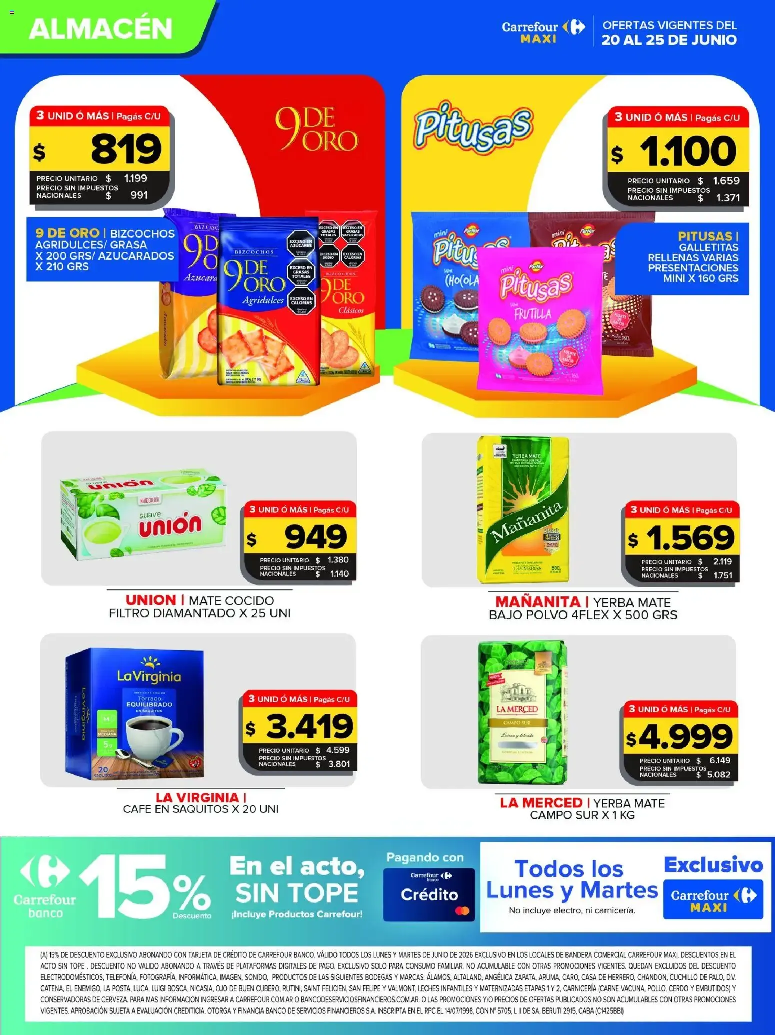Ofertas de Carrefour Maxi catálogo del 20/06/2026 - 25/06/2026 20 de junio al 25 de junio 2026 - Página 4 del catálogo