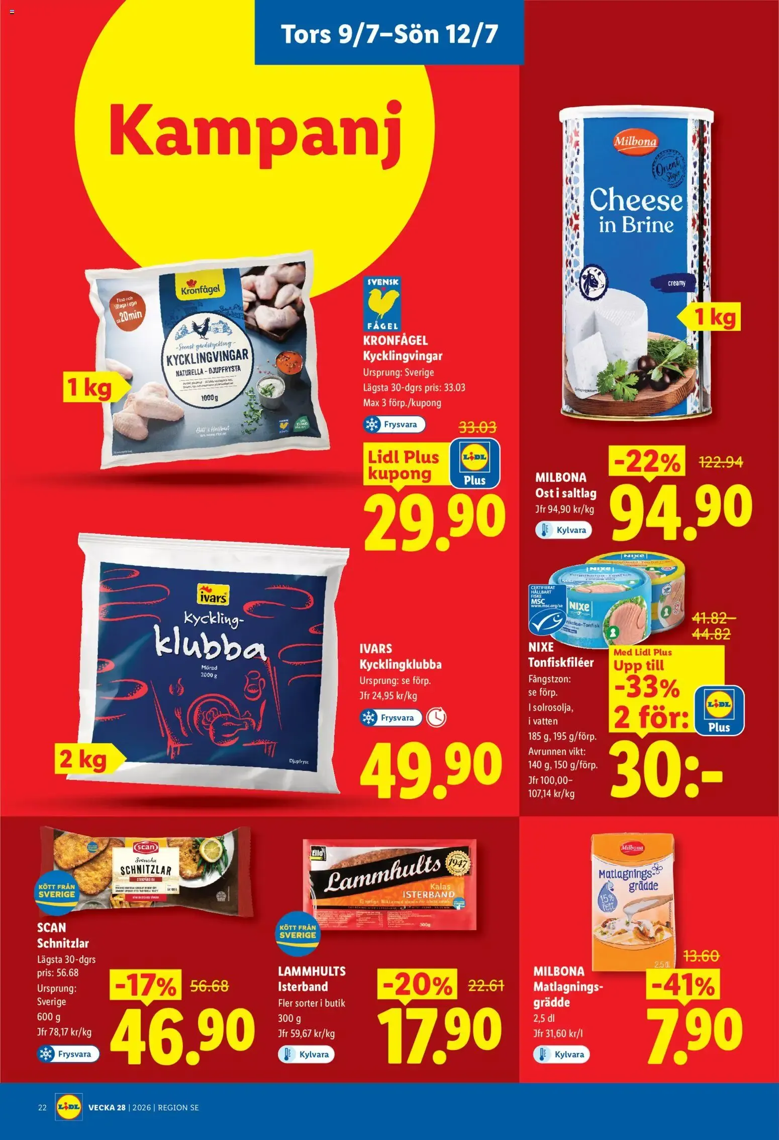 Lidl erbjudanden från 06/07/2026 - 12/07/2026 > Reklamblad nuvarande rabatter från 6 juli till 12 juli 2026 - Reklamblad sidor 26