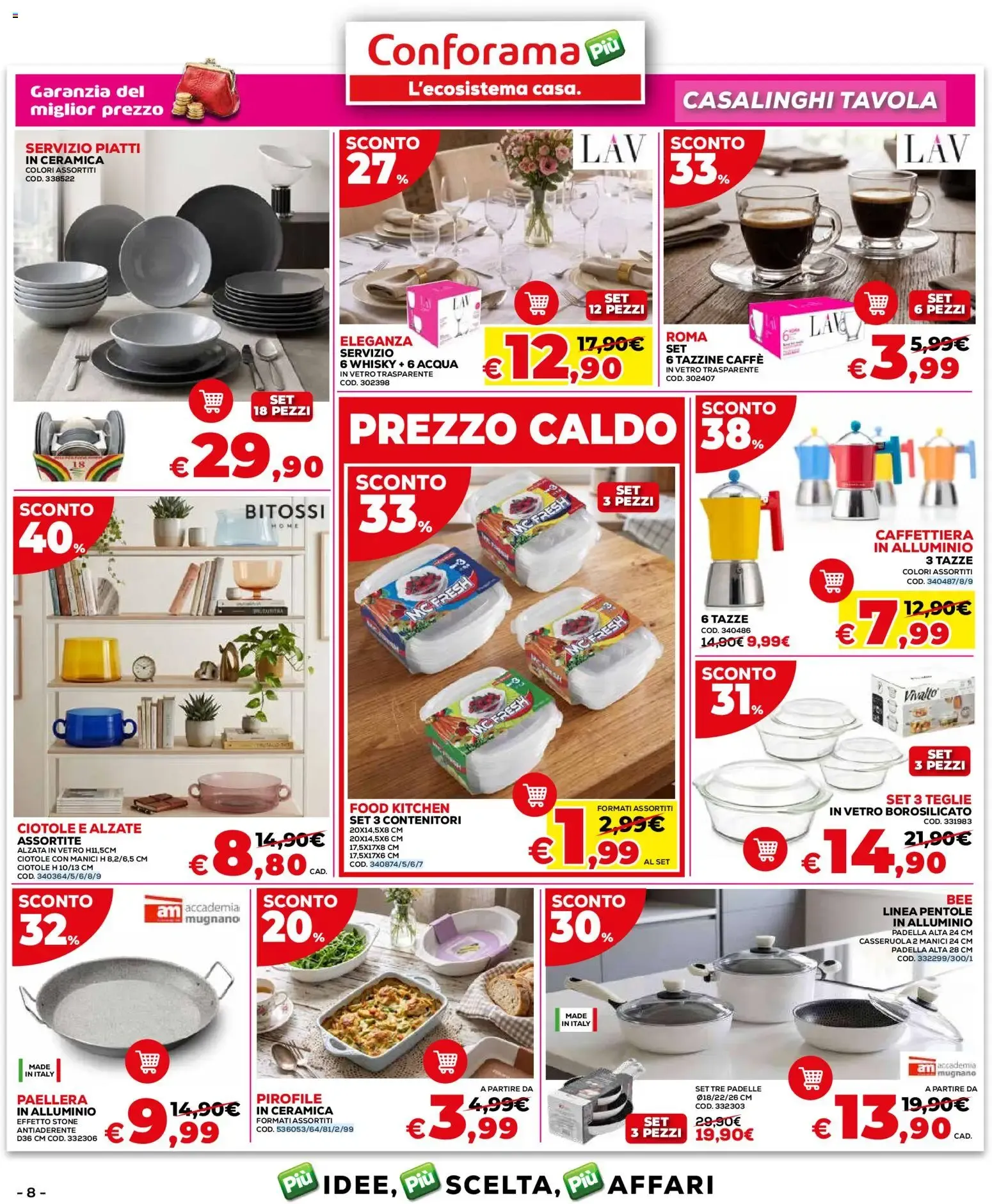 Conforama: Sconti Caldi Estate & Speciale Garden da 2 luglio a 10 agosto di 2026 - Pagina del volantino 8