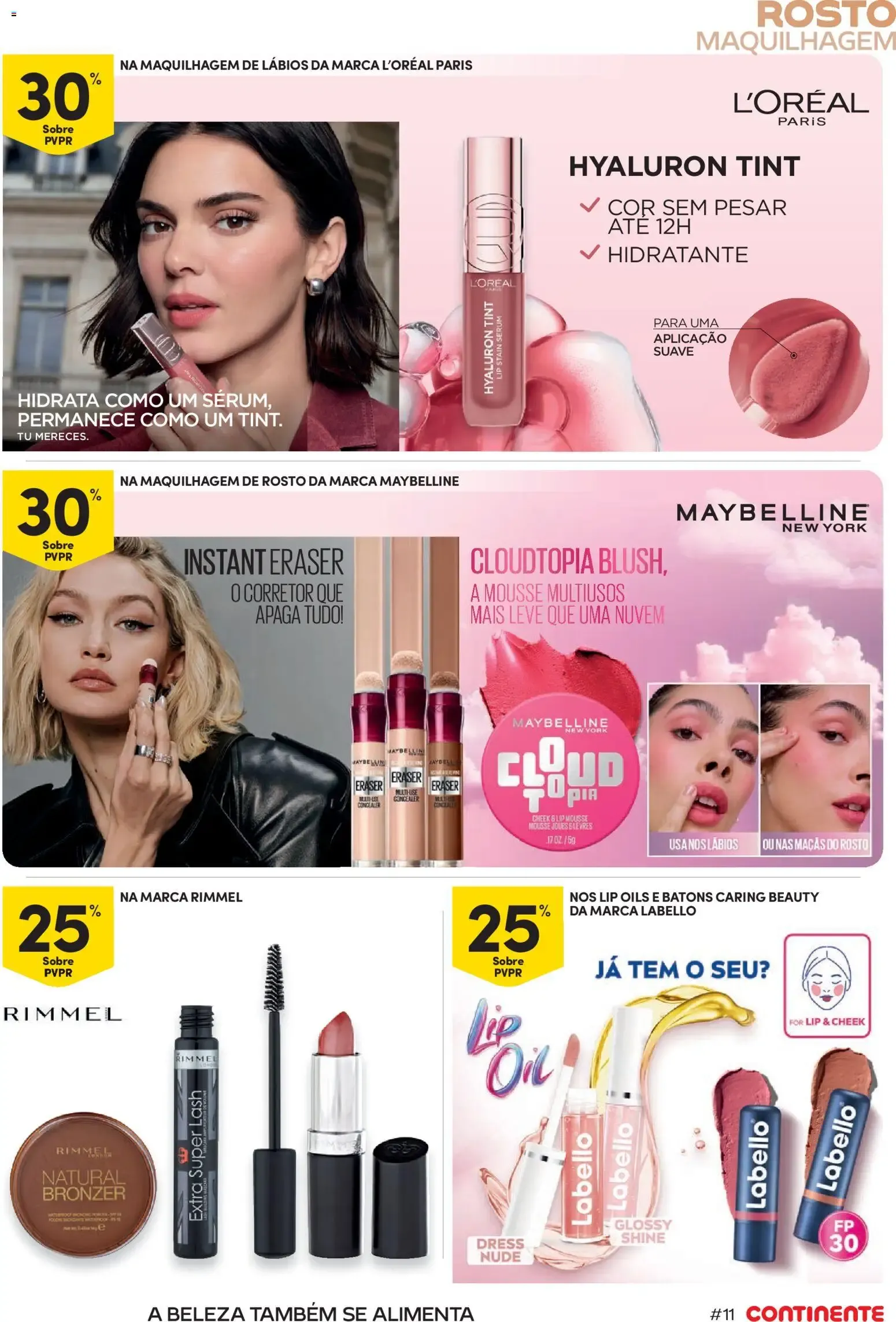 Folheto Continente Beleza Receita perfeita para um cuidado total » de 18/08/2026 - 30/08/2026 de 18 de agosto até 30 de agosto 2026 - Pagina 11