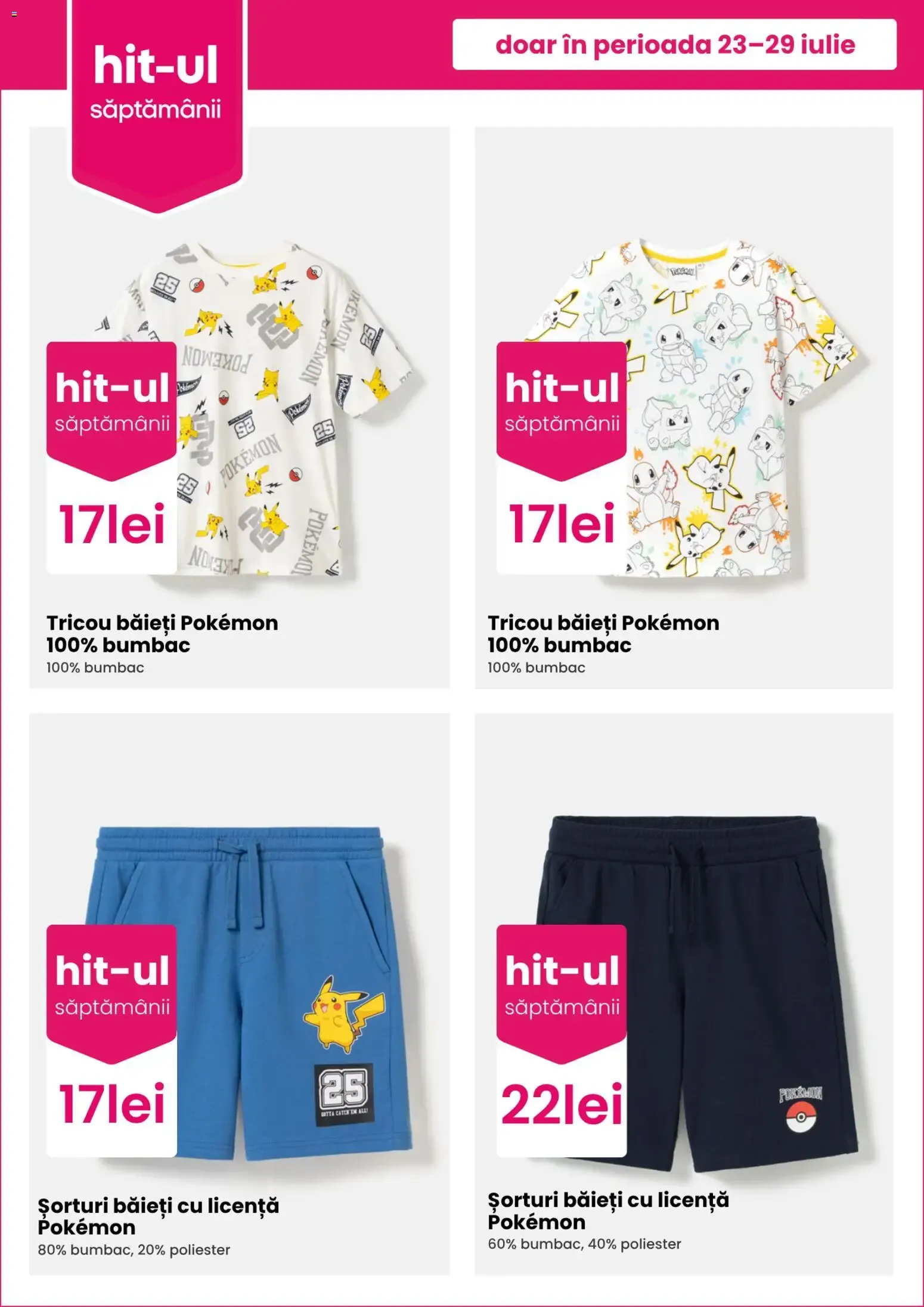 Catalog PEPCO: Descubre las colecciones con tus personajes favoritos de la 23 iulie până la 29 iulie 2026 - Revista Pagina 3
