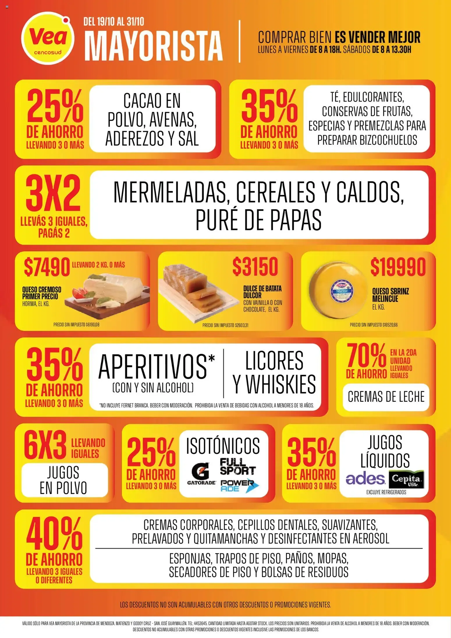 Ofertas de Vea - Volante mayorista Mendoza del 19/10/2026 - 31/10/2026 19 de octubre al 31 de octubre 2026 - Página 2 del catálogo