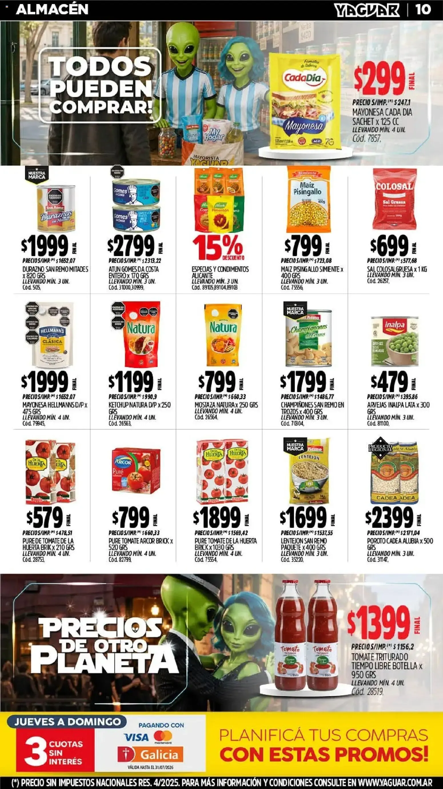 Ofertas de Yaguar - Oferta Semanal Neuquen del 06/07/2026 - 12/07/2026 6 de julio al 12 de julio 2026 - Página 12 del catálogo