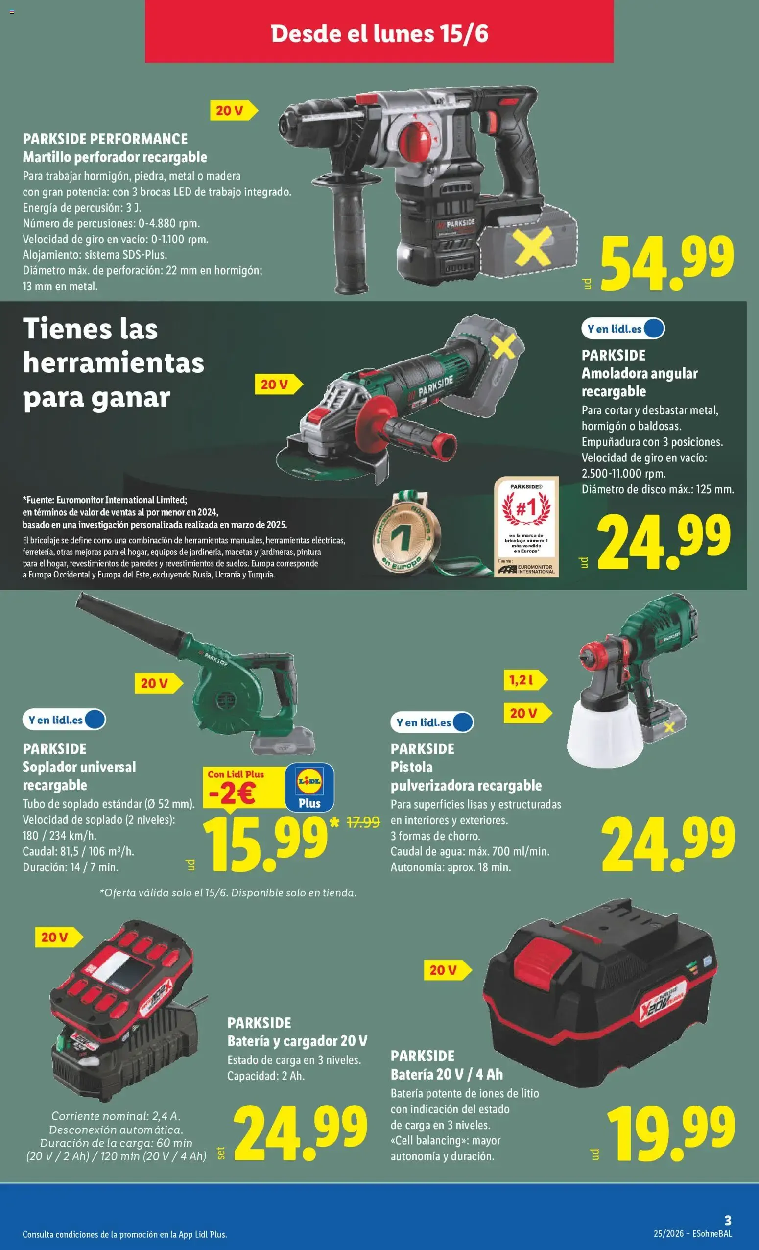 Catálogo de Lidl folleto de bazar del 15/06/2026 | Ofertas 15 de junio al 21 de junio 2026 - Página 9