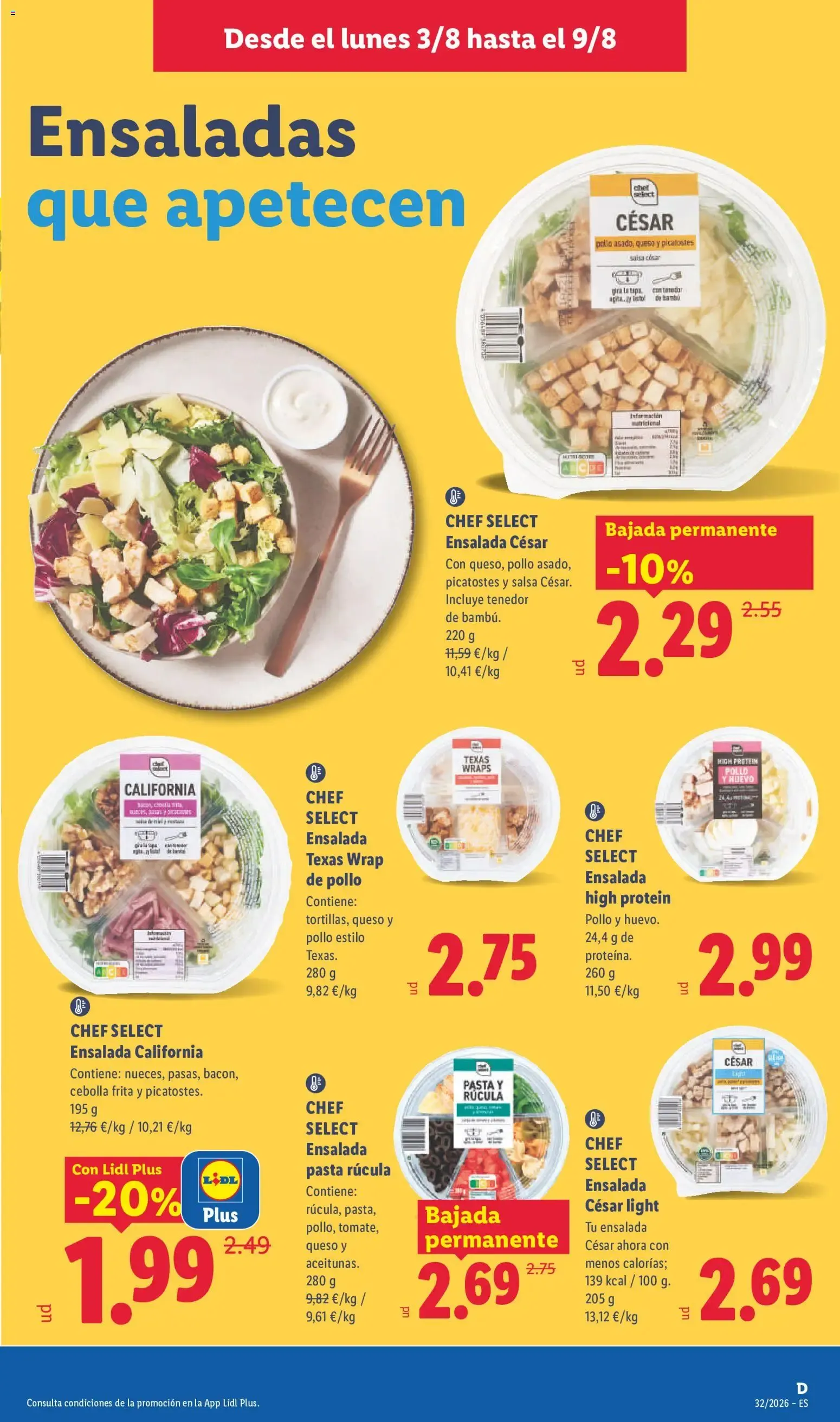 Catálogo de Lidl folleto del 03/08/2026 | Ofertas 3 de agosto al 9 de agosto 2026 - Página 11