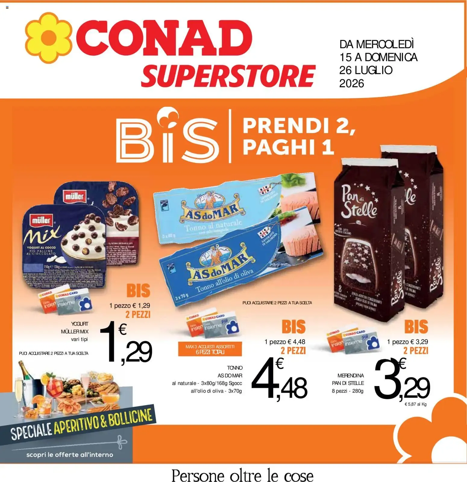 Volantino Conad dal 15/07/2026 > Anteprima da 15 luglio a 26 luglio di 2026 - Pagina del volantino 1