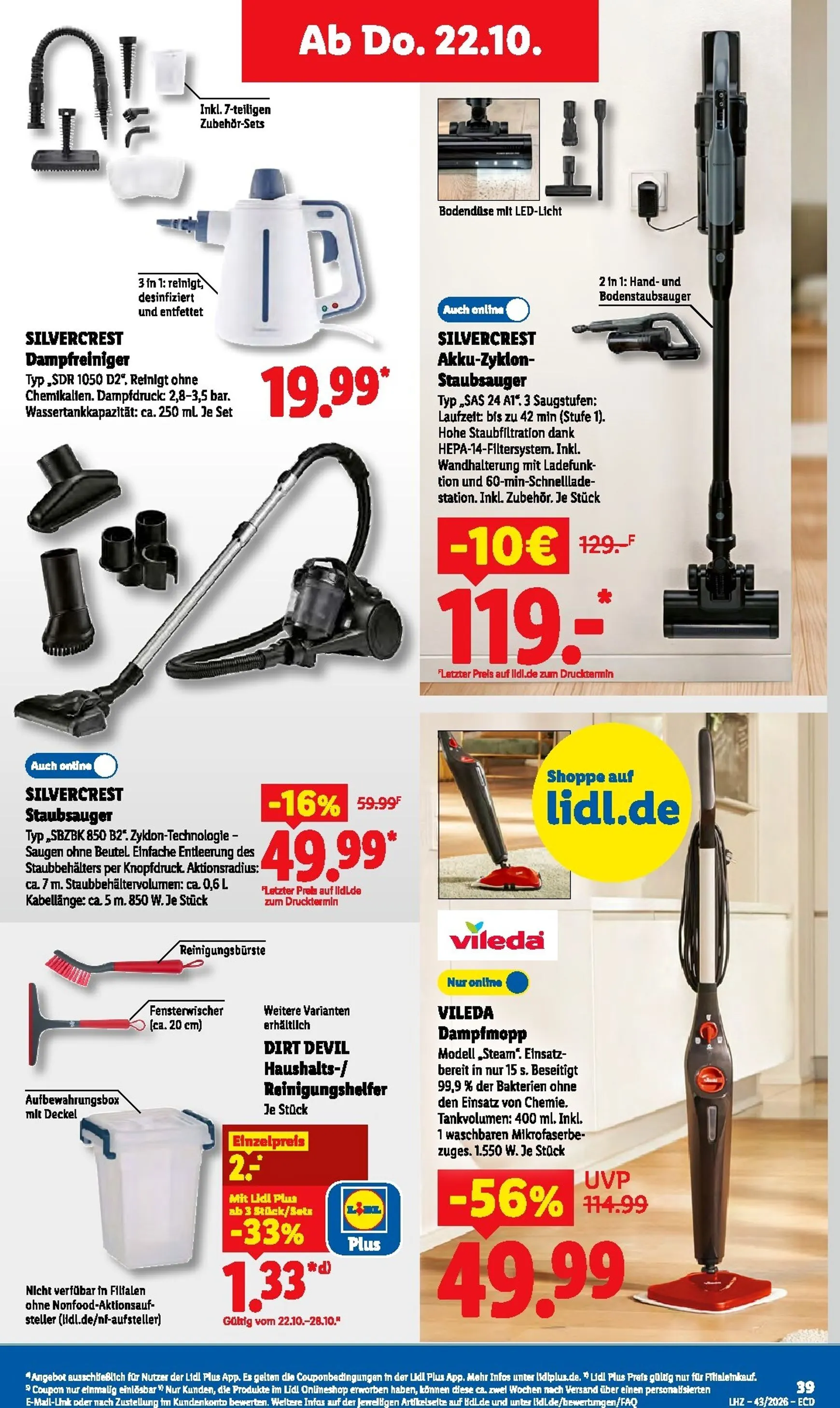 Lidl Prospekt nächste Woche – von Montag 19.10.2026 bis Samstag 24.10.2026 von 19. Oktober bis 24. Oktober 2026 - Prospekt seite 58