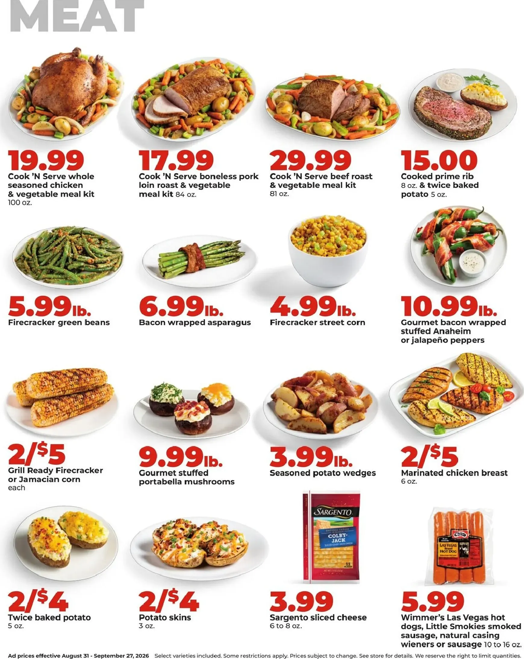 Weekly ad Current Hy Vee - September leaflet valid from Monday 08/31/2026 to Sunday 09/27/2026 from August 31 to September 27 2026 - Page 20