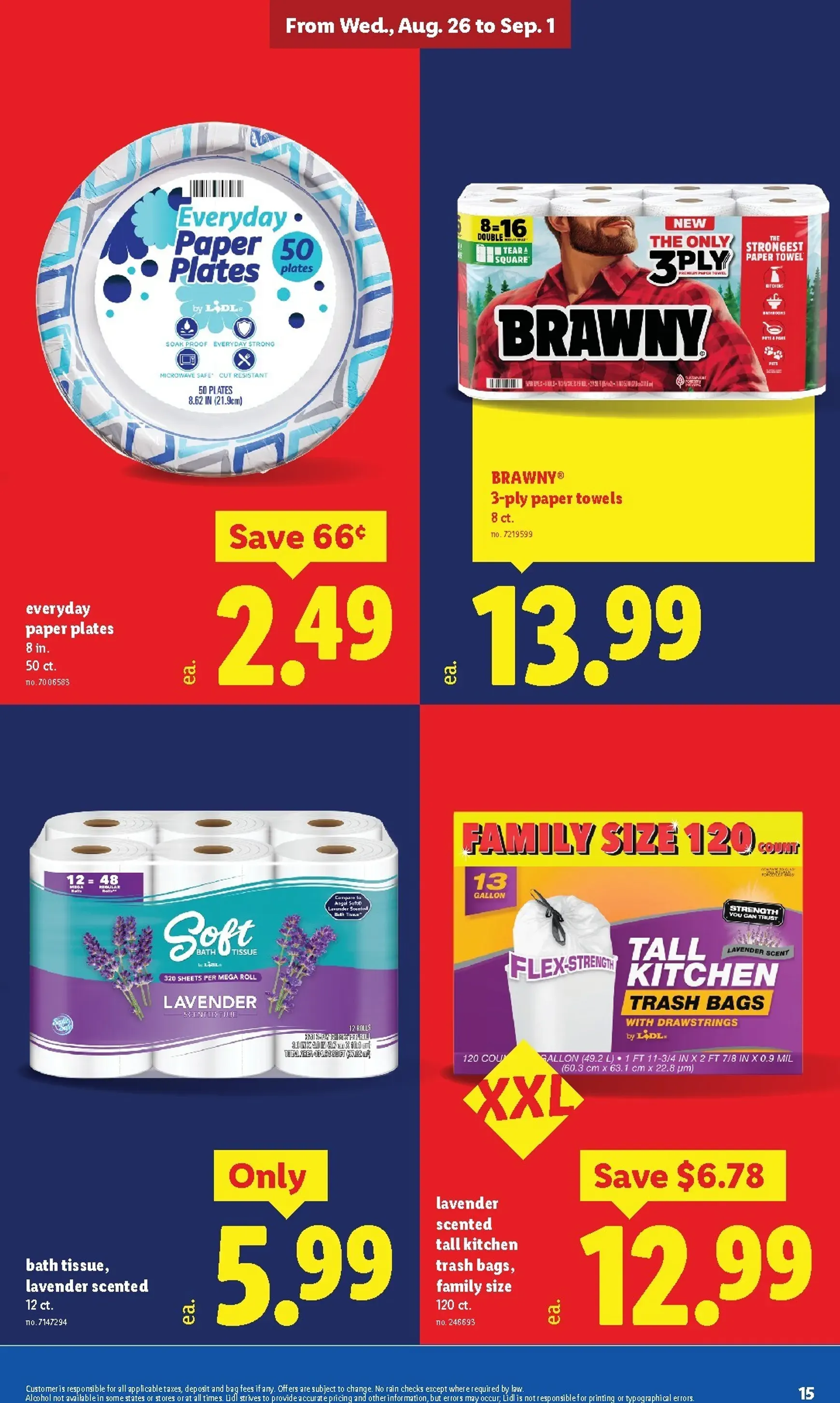 Weekly ad Lidl Labor Day Low Prices from August 26 to September 1 2026 - Page 15