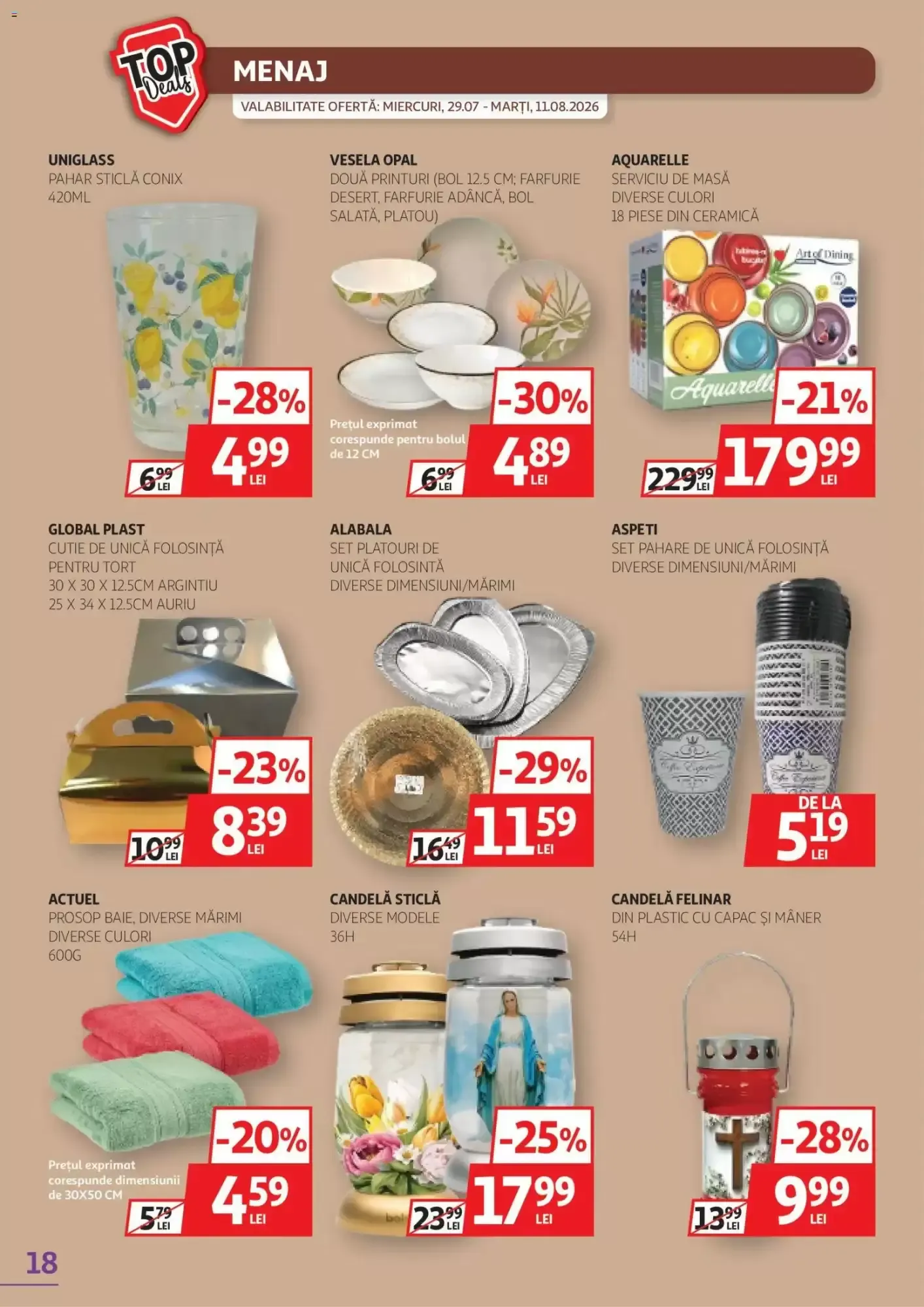Catalog Catalog Auchan de la 29 iulie până la 11 august 2026 - Revista Pagina 18
