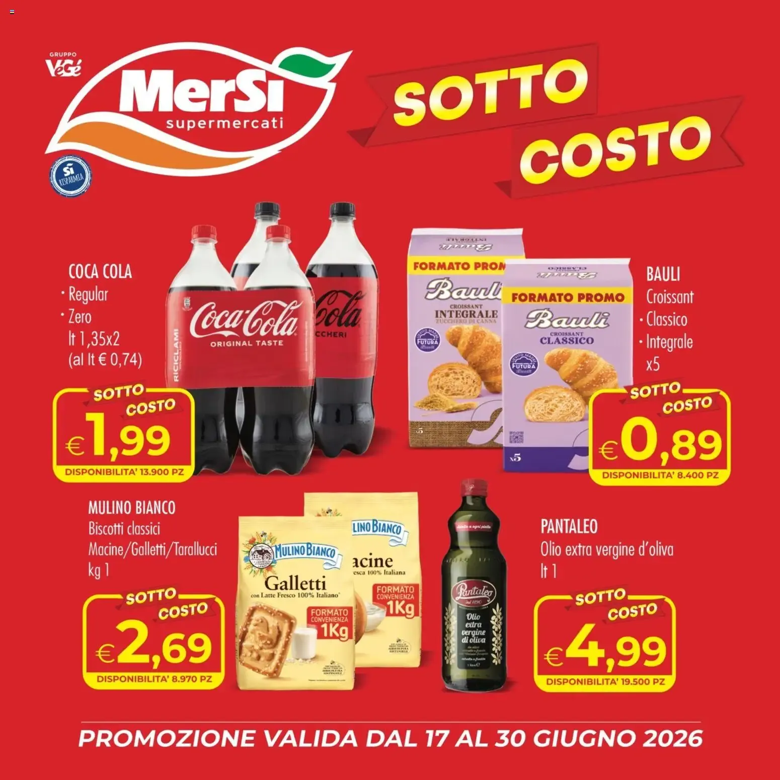 MerSi Supermercati volantino dal 17/06/2026 - online Offerte