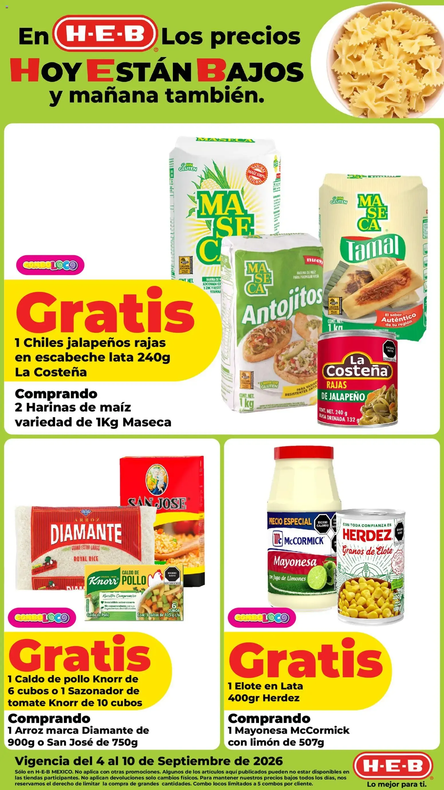 Catálogo de H-E-B: Los precios hoy están bajos y mañana también 4 de septiembre al 7 de septiembre 2026 - Pagina 9