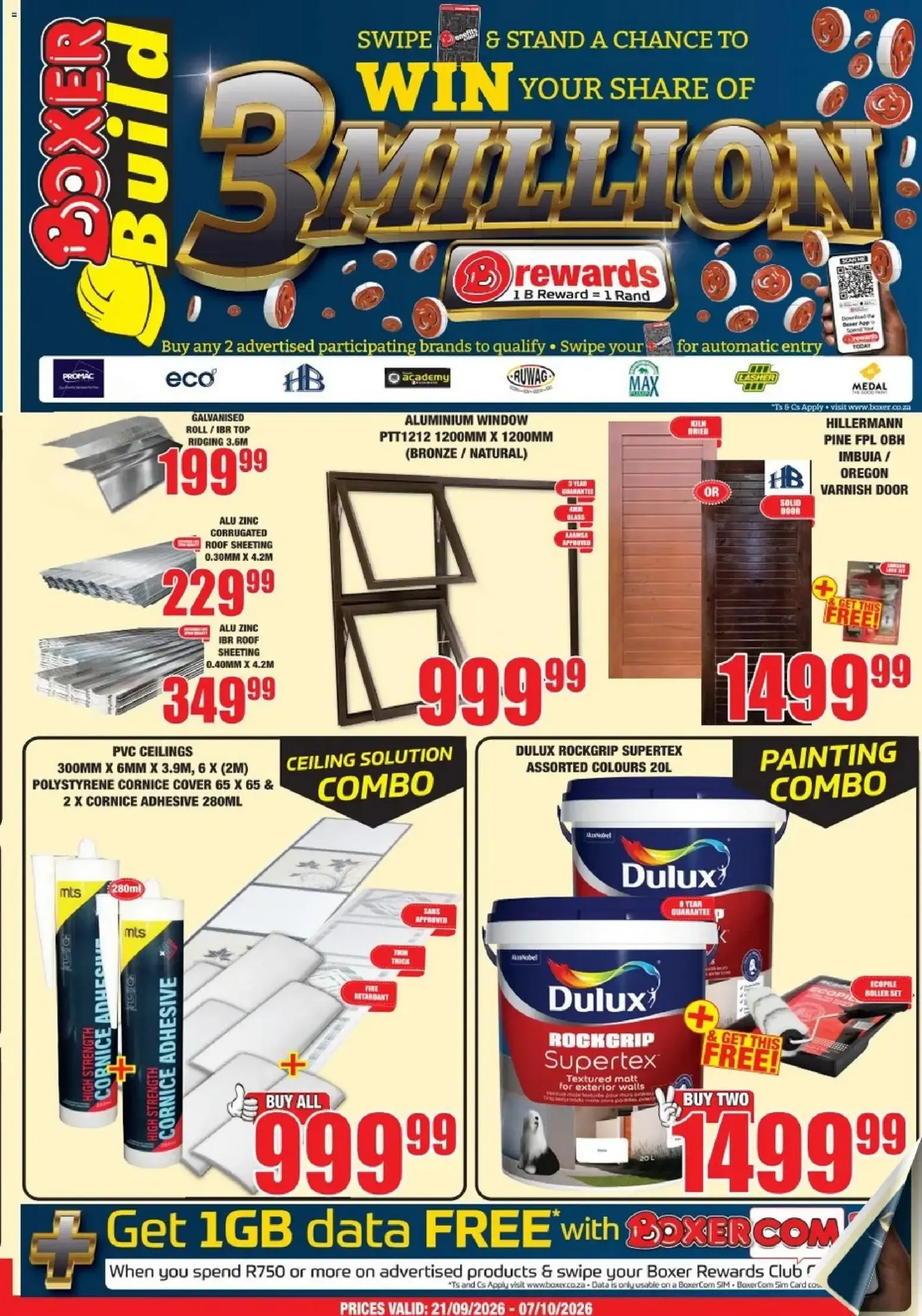 Boxer Build (21/09/2026 - 07/10/2026) Online from 21 September to 7 October 2026 - Catalogue Page 1