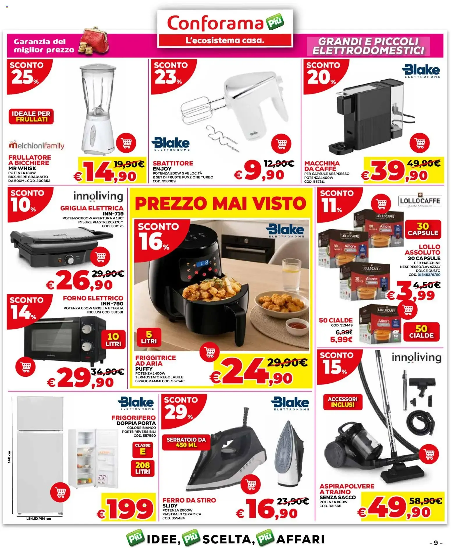 Nuovo Conforama volantino dal 24/08/2026 > offerte anteprima 🛍️ da 24 agosto a 20 settembre di 2026 - Pagina del volantino 9
