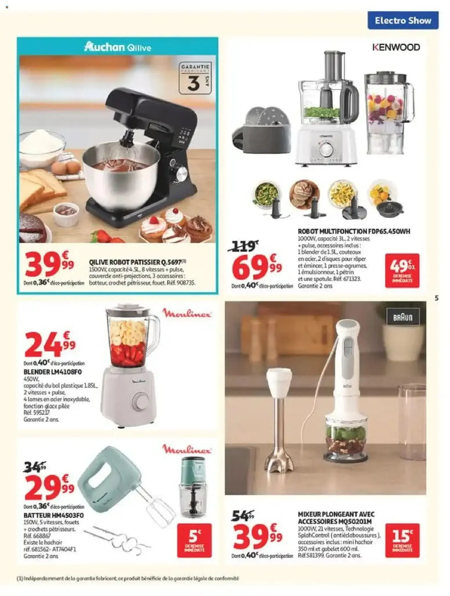 Auchan Electroshow à partir du 01/09/2026 - promo en ligne du 1 septembre au 13 septembre 2026 - Catalogue page 5
