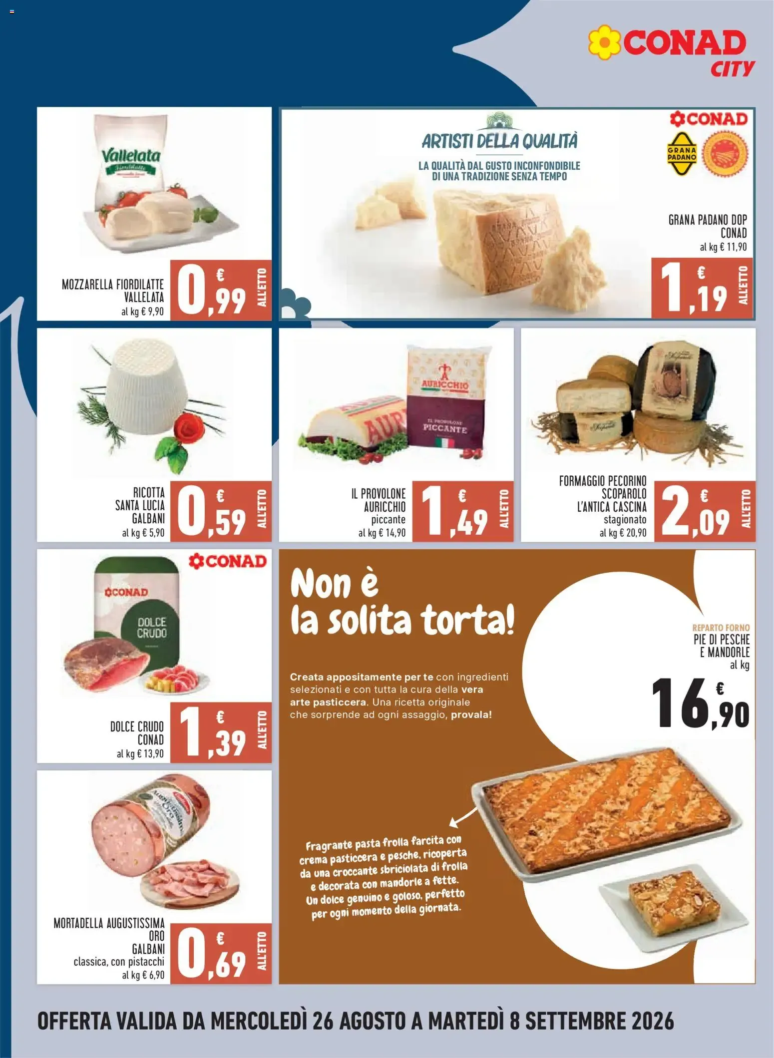 Conad City: I tuoi preferiti, al miglior prezzo da 26 agosto a 8 settembre di 2026 - Pagina del volantino 4