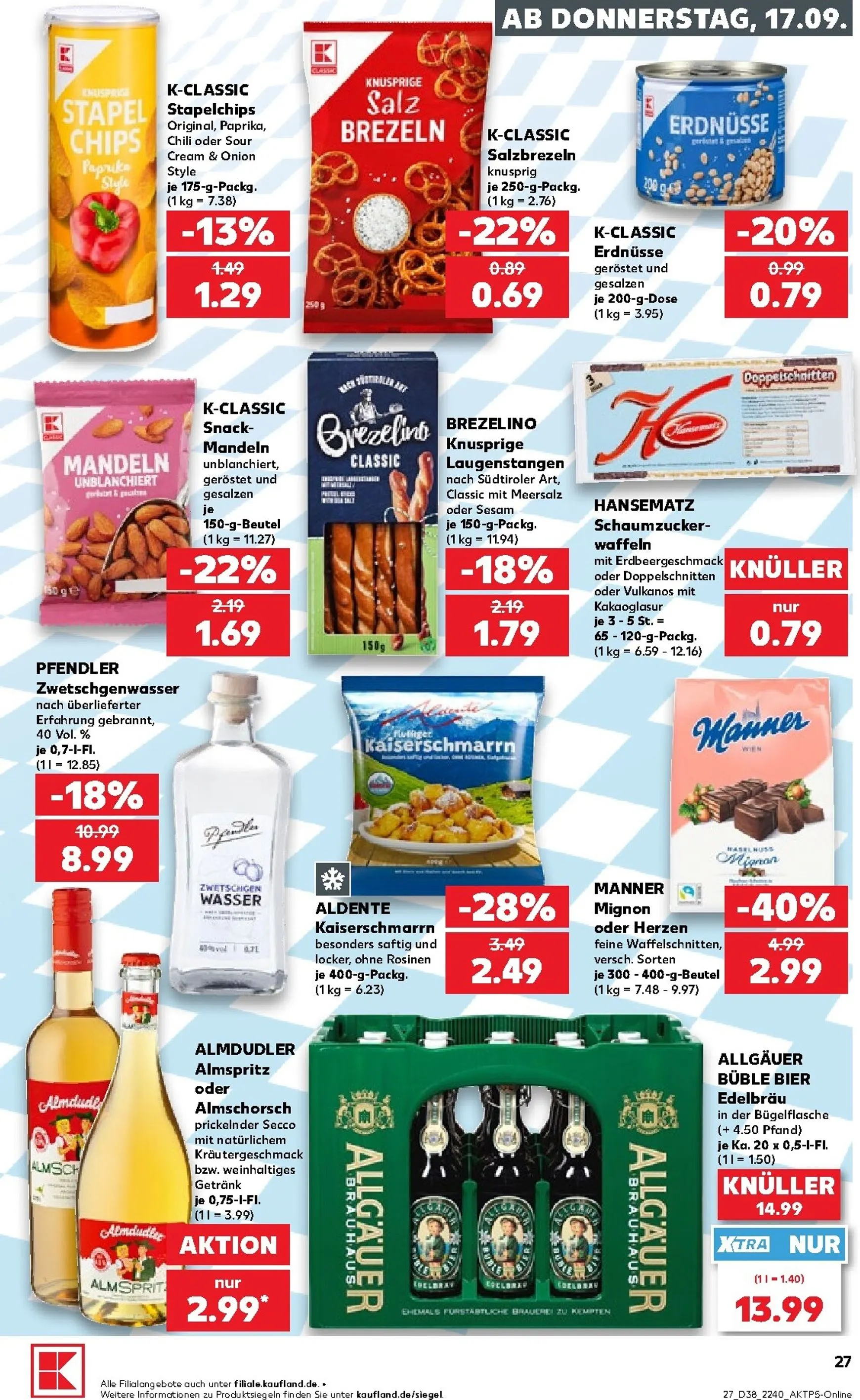 Neuer Kaufland Prospekt – von Donnerstag 17.09.2026 bis Mittwoch 23.09.2026 von 17. September bis 23. September 2026 - Prospekt seite 28