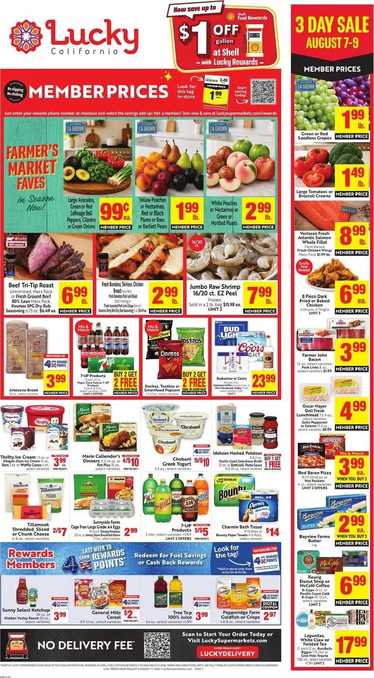 Current Lucky leaflet valid from Wednesday 08/05/2026 to Wednesday 08/12/2026