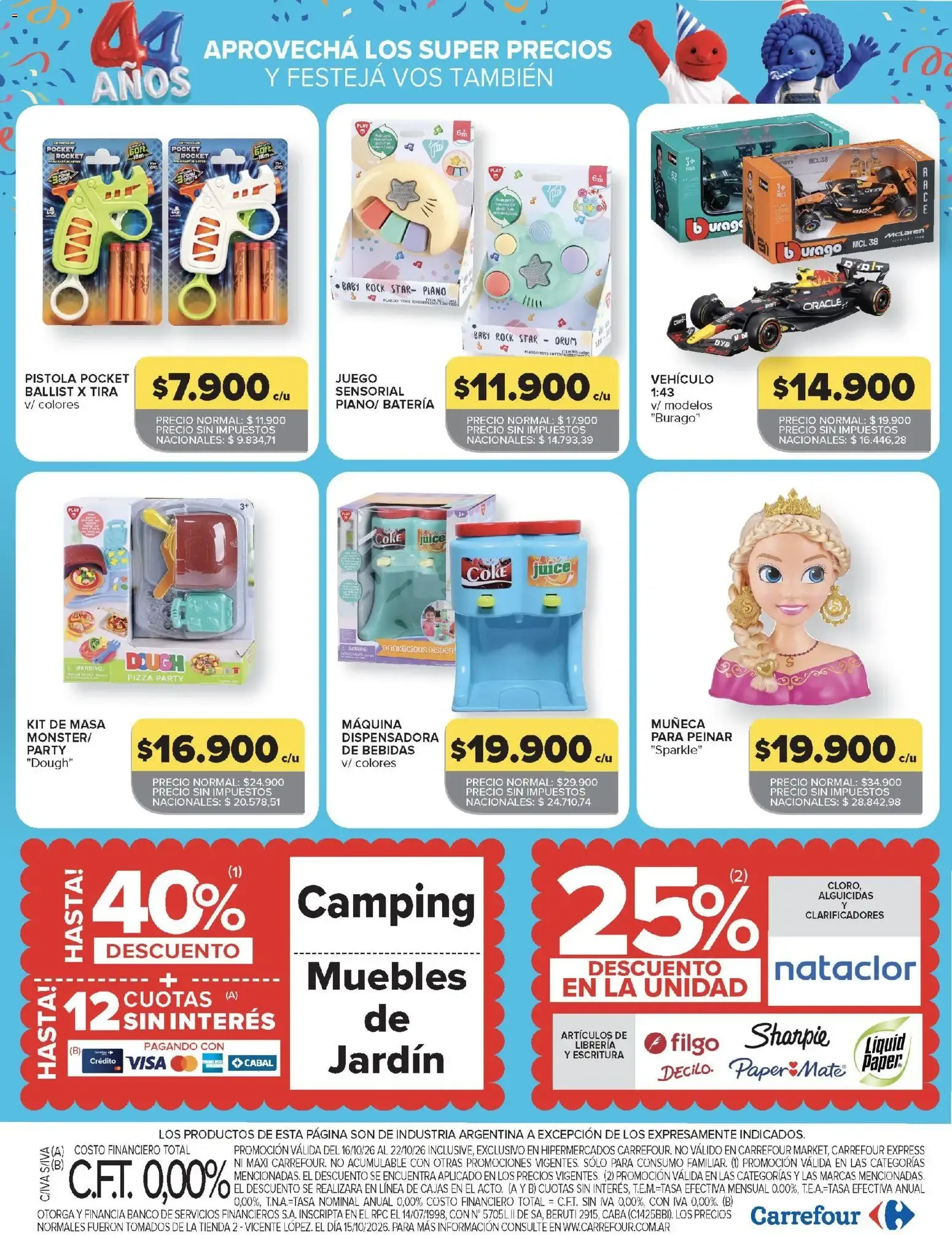 Ofertas de Carrefour: 3ra semana de festejos y ofertas en productos Carrefour 16 de octubre al 22 de octubre 2026 - Página 26 del catálogo