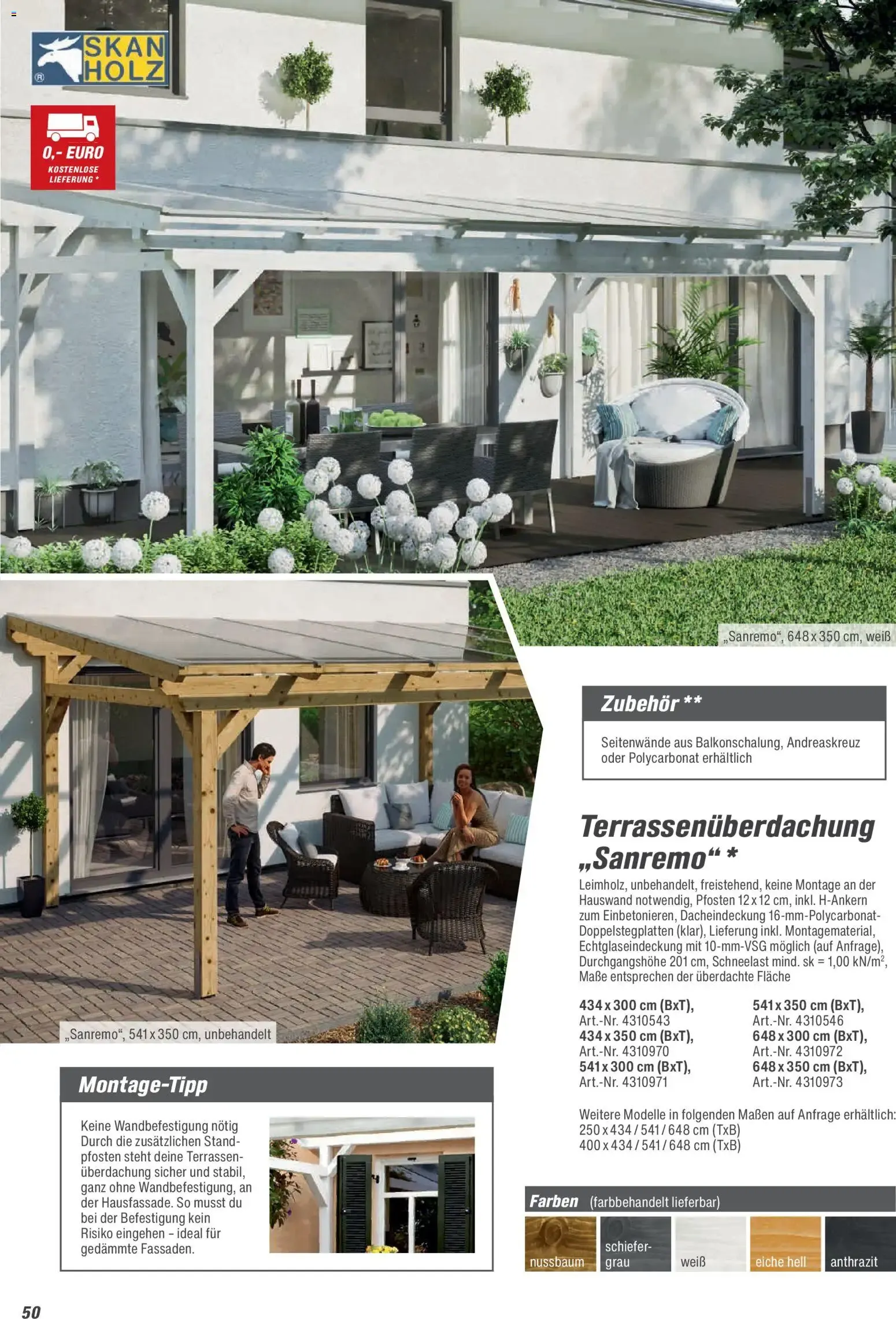 Toom Baumarkt Gartenhäuser & Carports 2026 (ab 20.02.2026) zum Blättern von 20. Februar bis 30. Juni 2026 - Prospekt seite 50