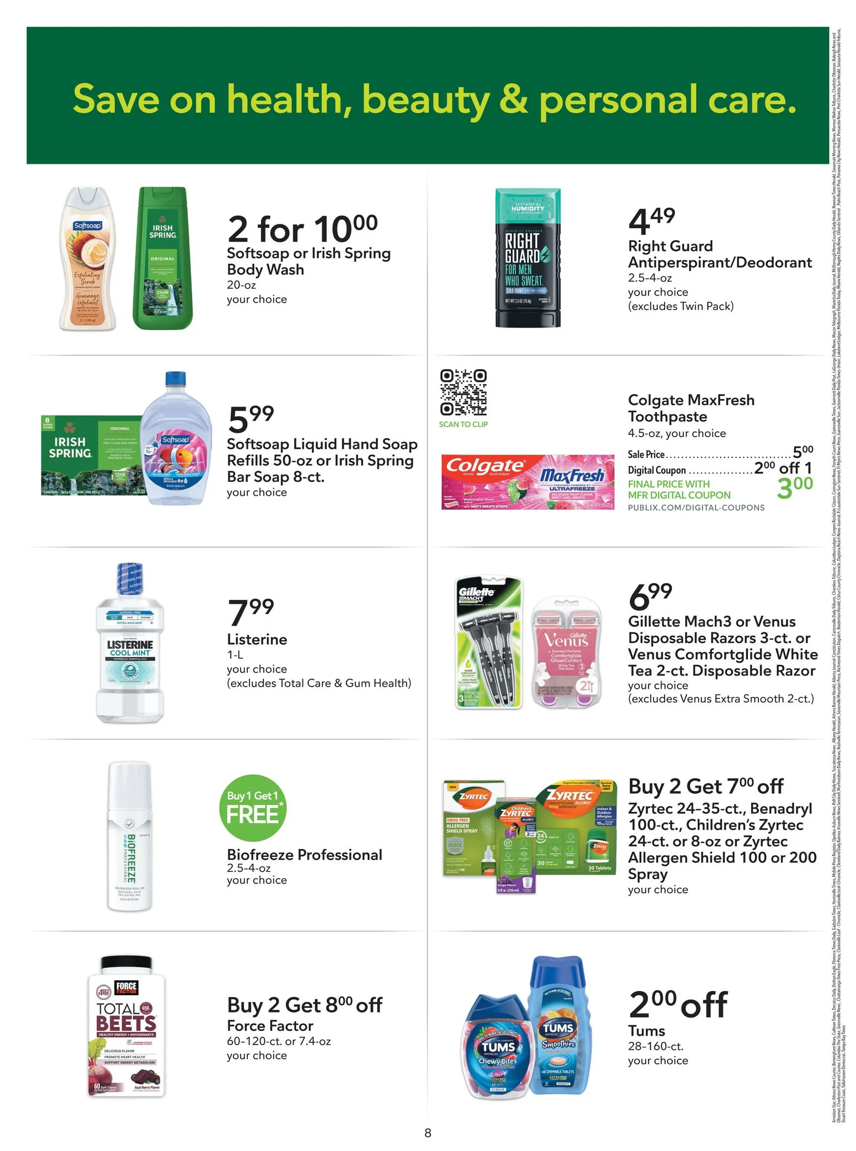 Weekly ad Future Publix - Extra Savings flyer valid from Thursday 09/10/2026 to Wednesday 09/23/2026 from September 10 to September 23 2026 - Page 8