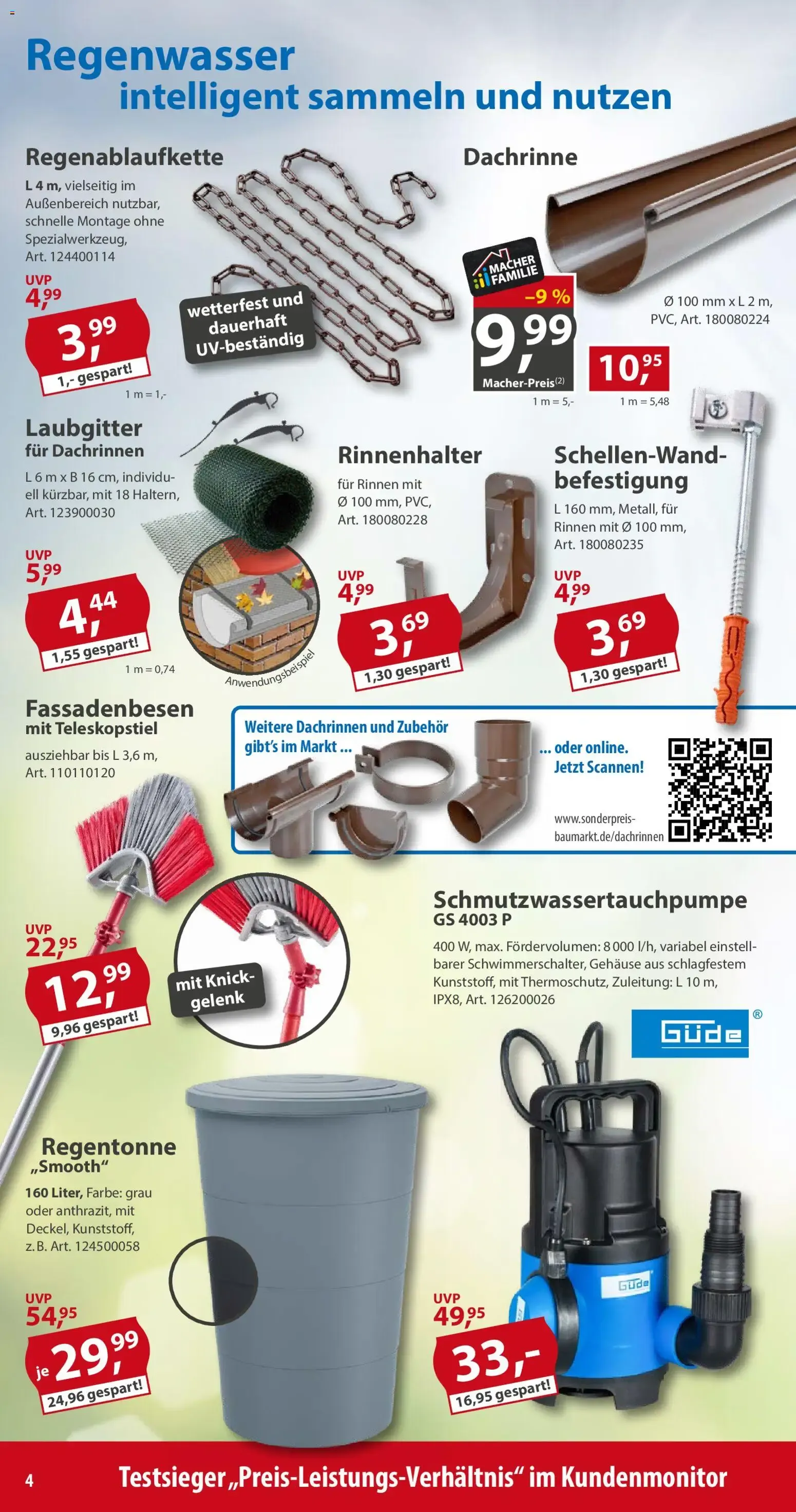 Sonderpreis Baumarkt Prospekt (ab 15.08.2026) zum Blättern von 15. August bis 21. August 2026 - Prospekt seite 4