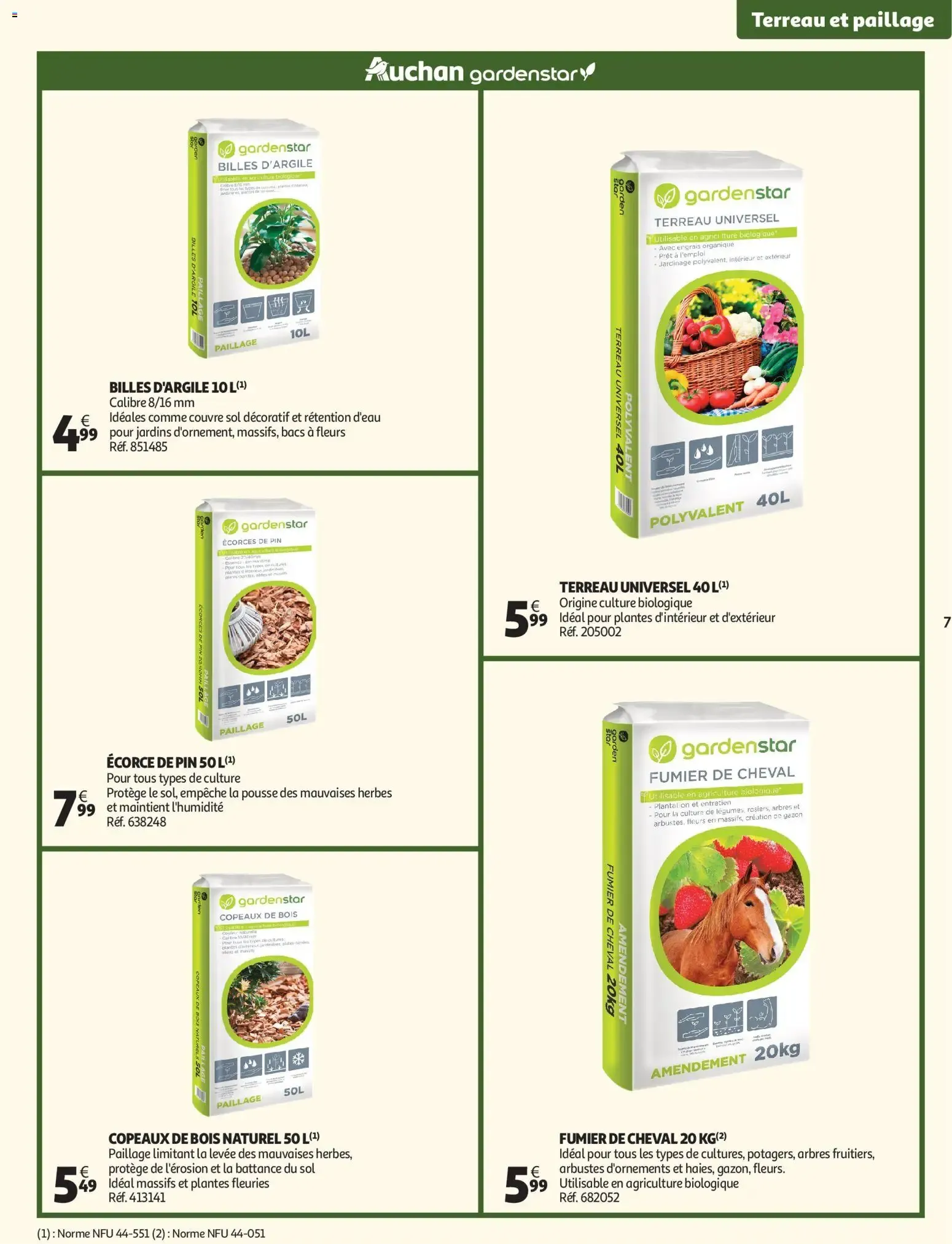 Auchan - Jardinage, meubles jardin à partir du 03/03/2026 - promo en ligne du 3 mars au 14 juin 2026 - Catalogue page 7