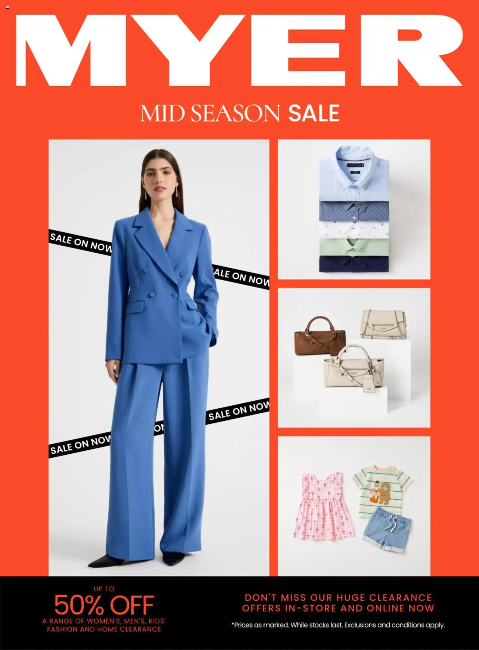 MYER MID SEASON SALE - Catalogue valid from 9 September to 28 September 2026 - page 1