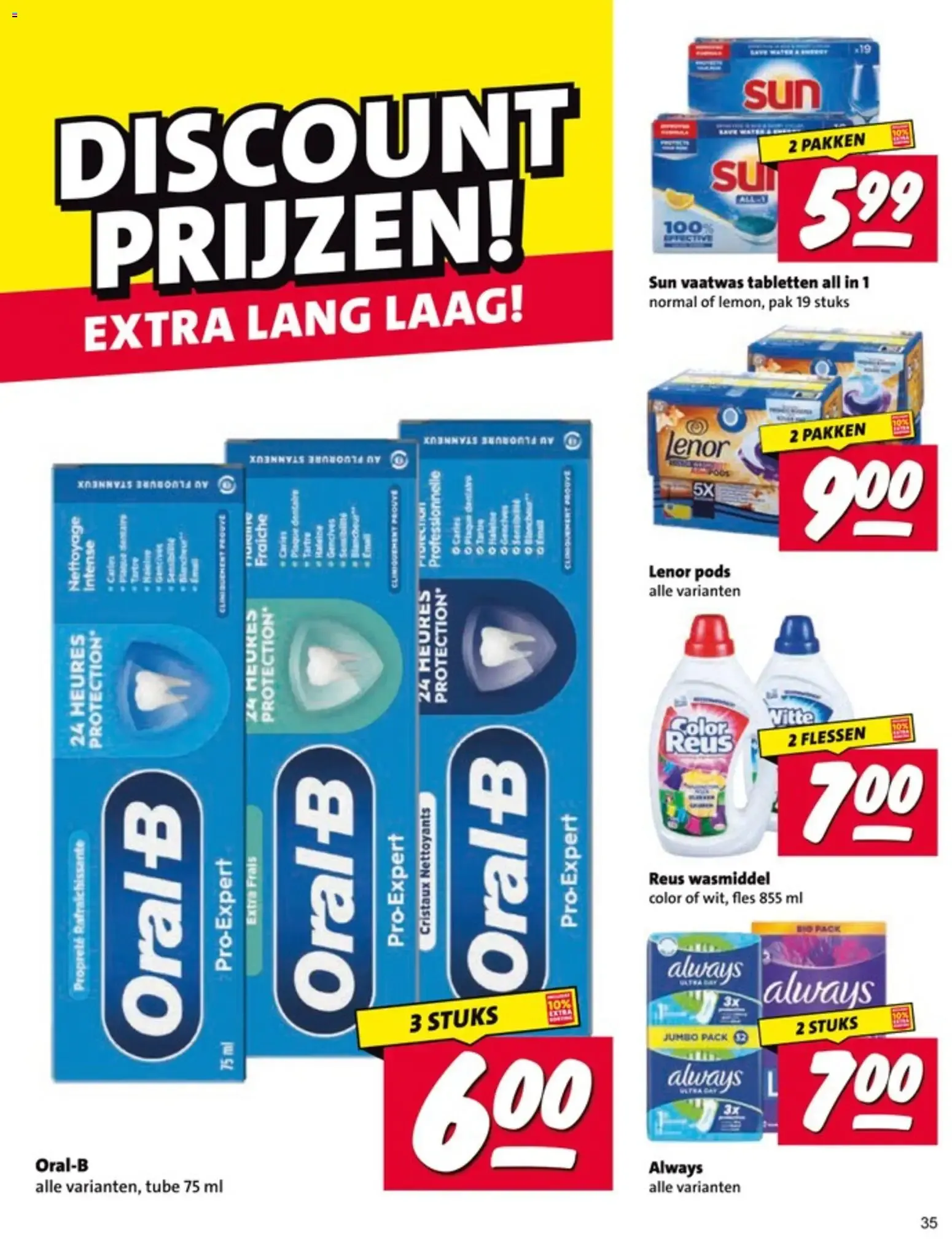 Nettorama Merkendiscount - Discount Prijs! Extra Lang Laag! van 17 augustus tot 23 augustus 2026 - Folder pagina 35