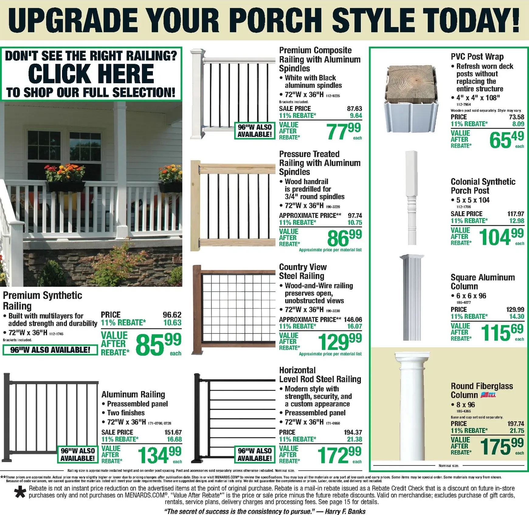 Weekly ad Current Menards - 11% Rebate Sale leaflet valid from Thursday 06/11/2026 to Sunday 06/21/2026 from June 11 to June 21 2026 - Page 7