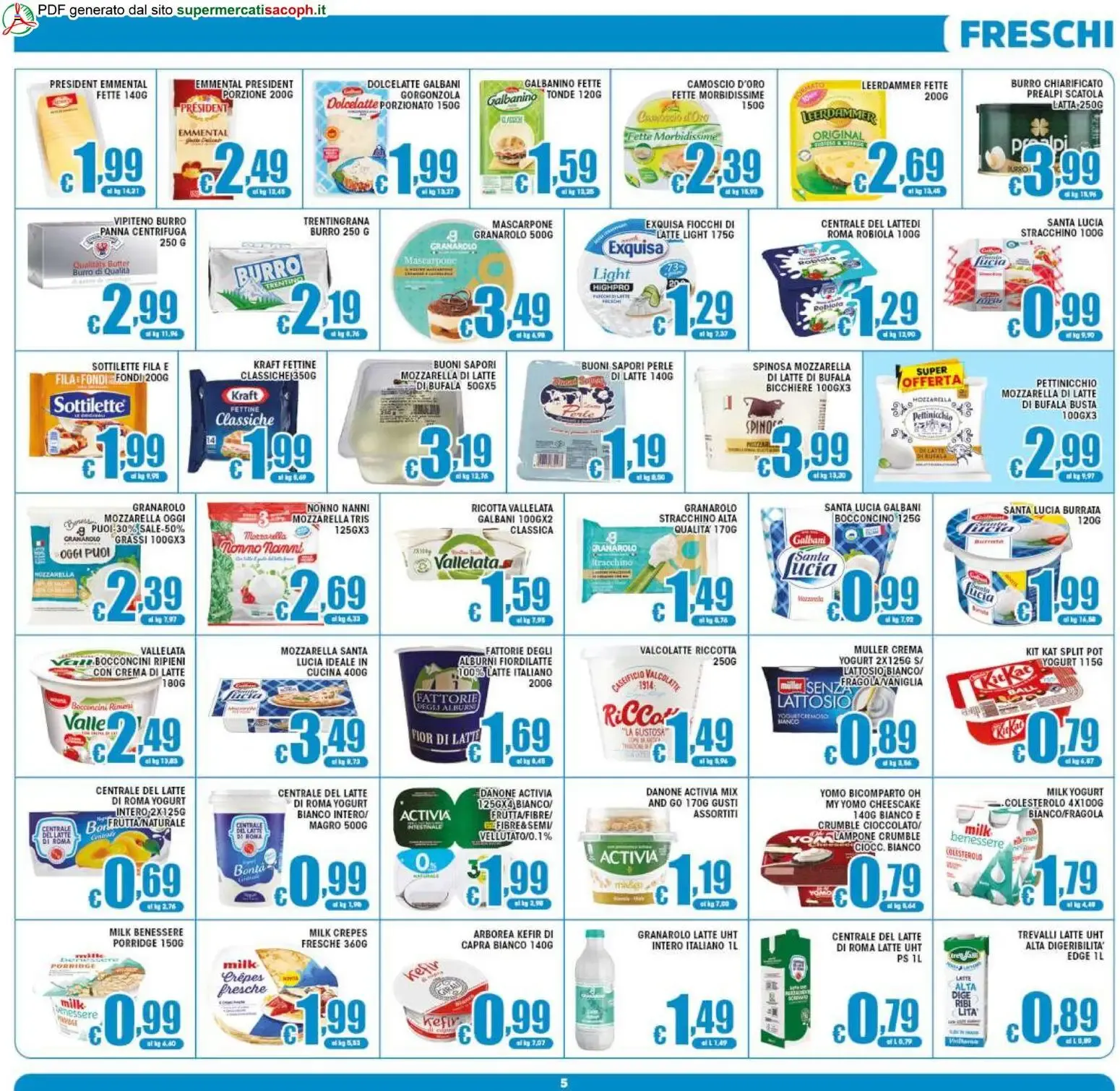 Sacoph volantino dal 19/06/2026 - online Offerte da 19 giugno a 30 giugno di 2026 - Pagina del volantino 5