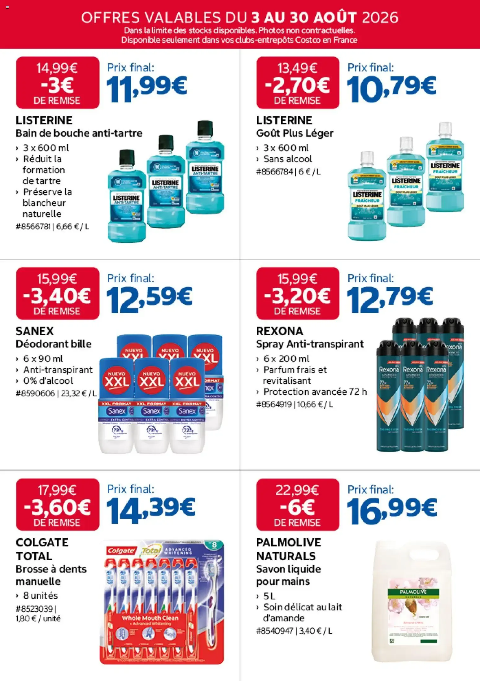 Costco catalogue à partir du 03/08/2026 - promo en ligne du 3 août au 30 août 2026 - Catalogue page 6