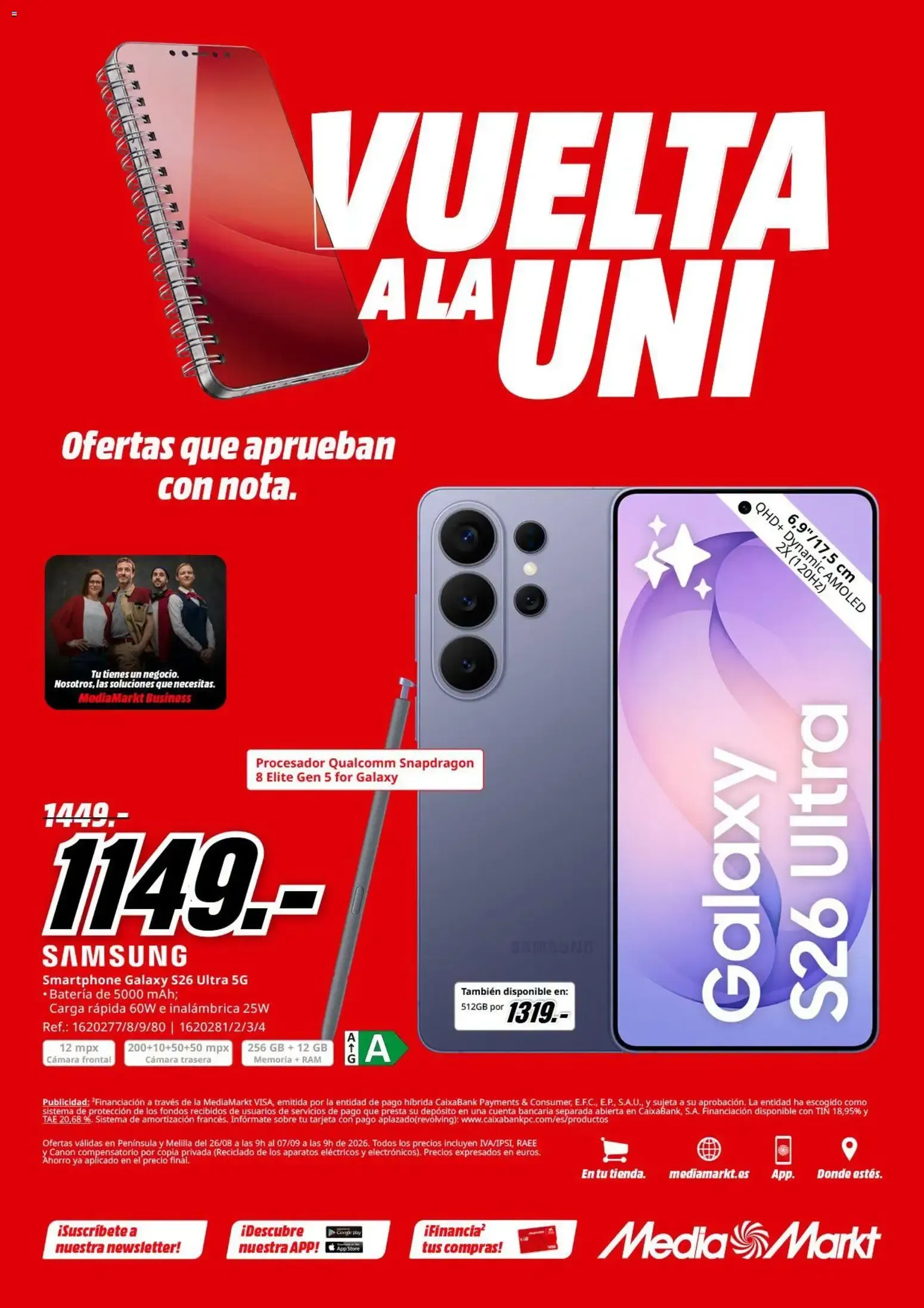 Catálogo de Media Markt Vuelta al Cole 26/08/2026 - 07/09/2026 26 de agosto al 7 de septiembre 2026 - Página 36