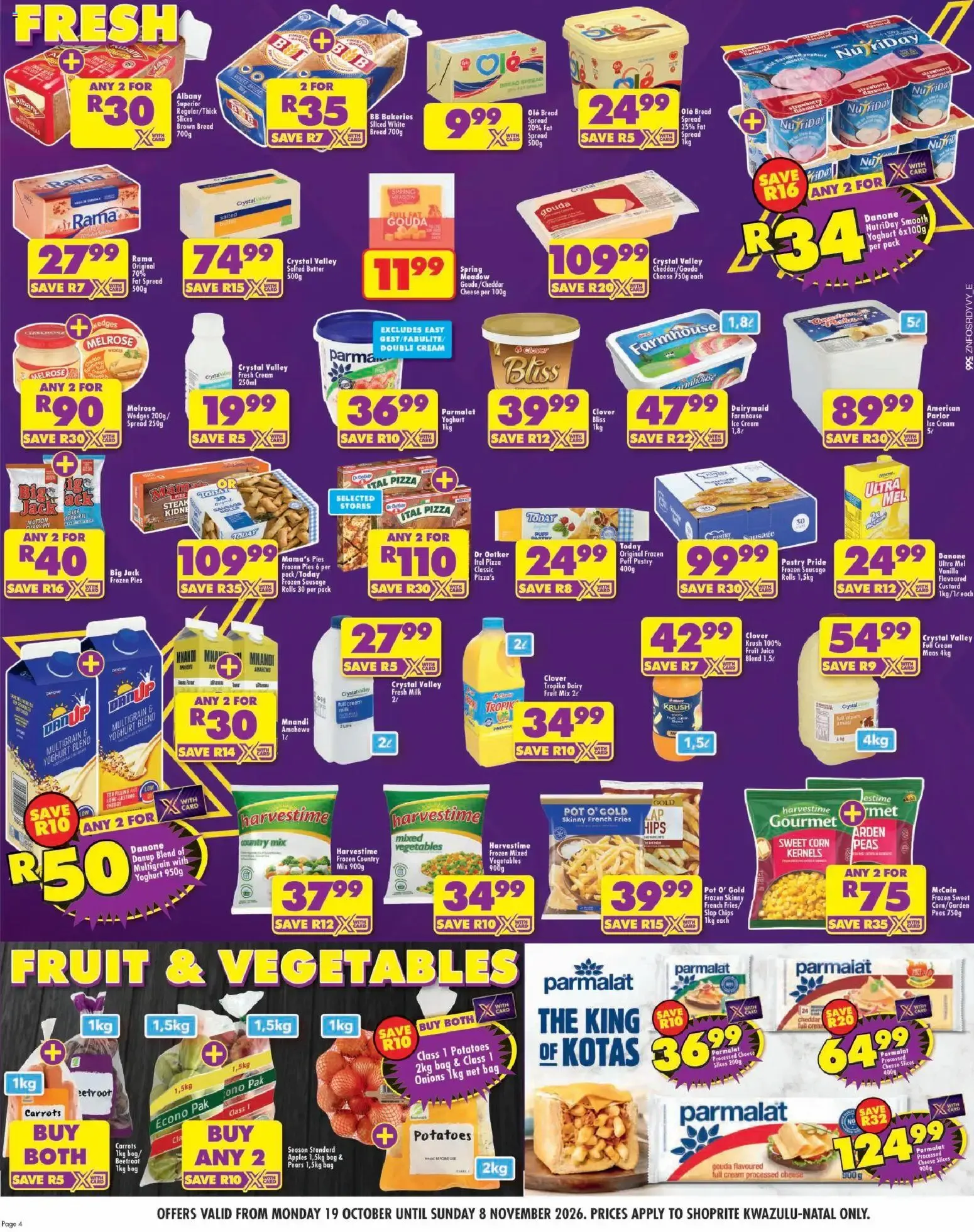 Shoprite Specials (19/10/2026 - 08/11/2026) → Online Catalogue from 19 October to 8 November 2026 - Catalogue Page 4