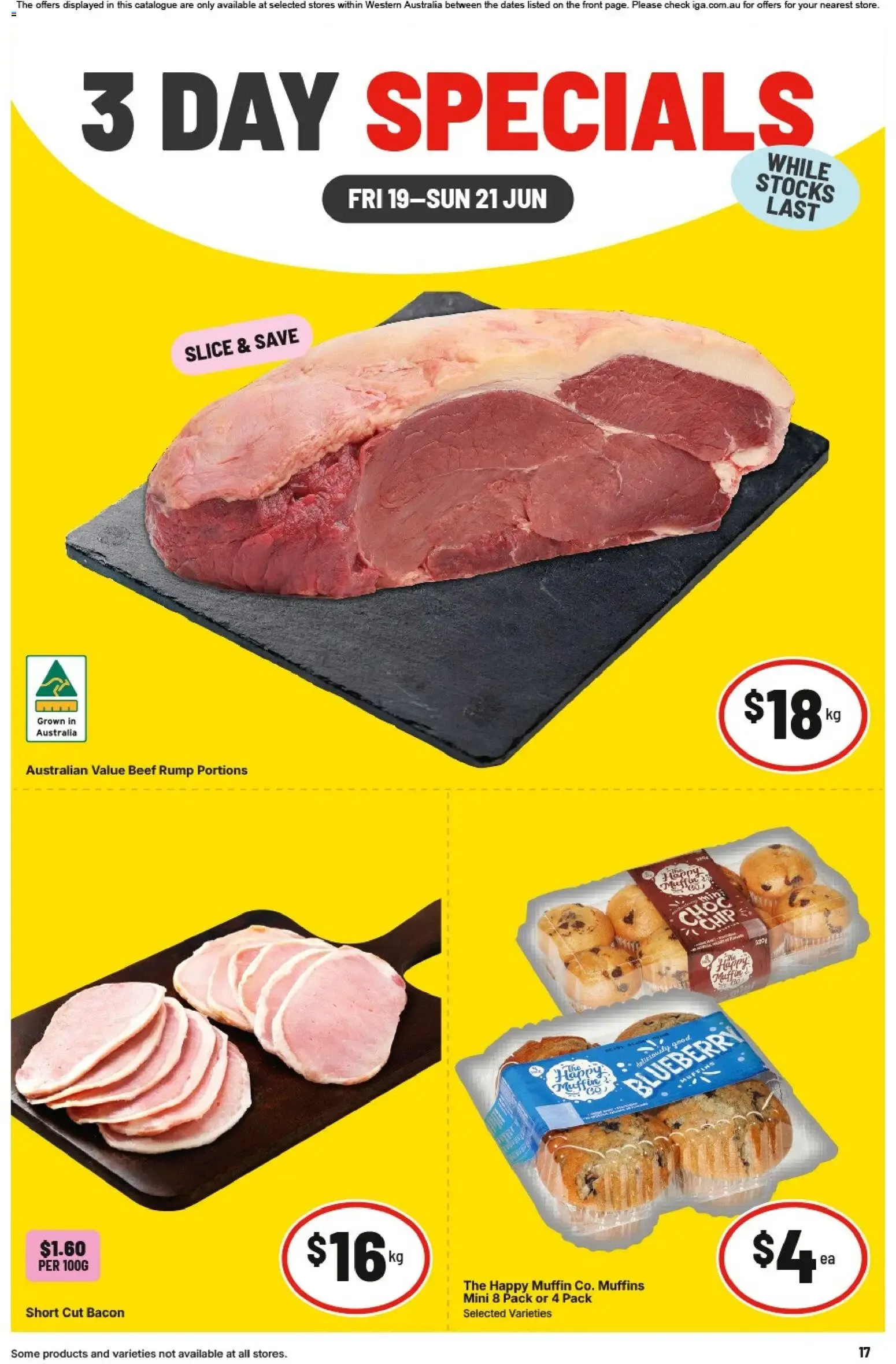 3 DAY SPECIALS - Catalogue valid from 19 June to 21 June 2026 - page 1